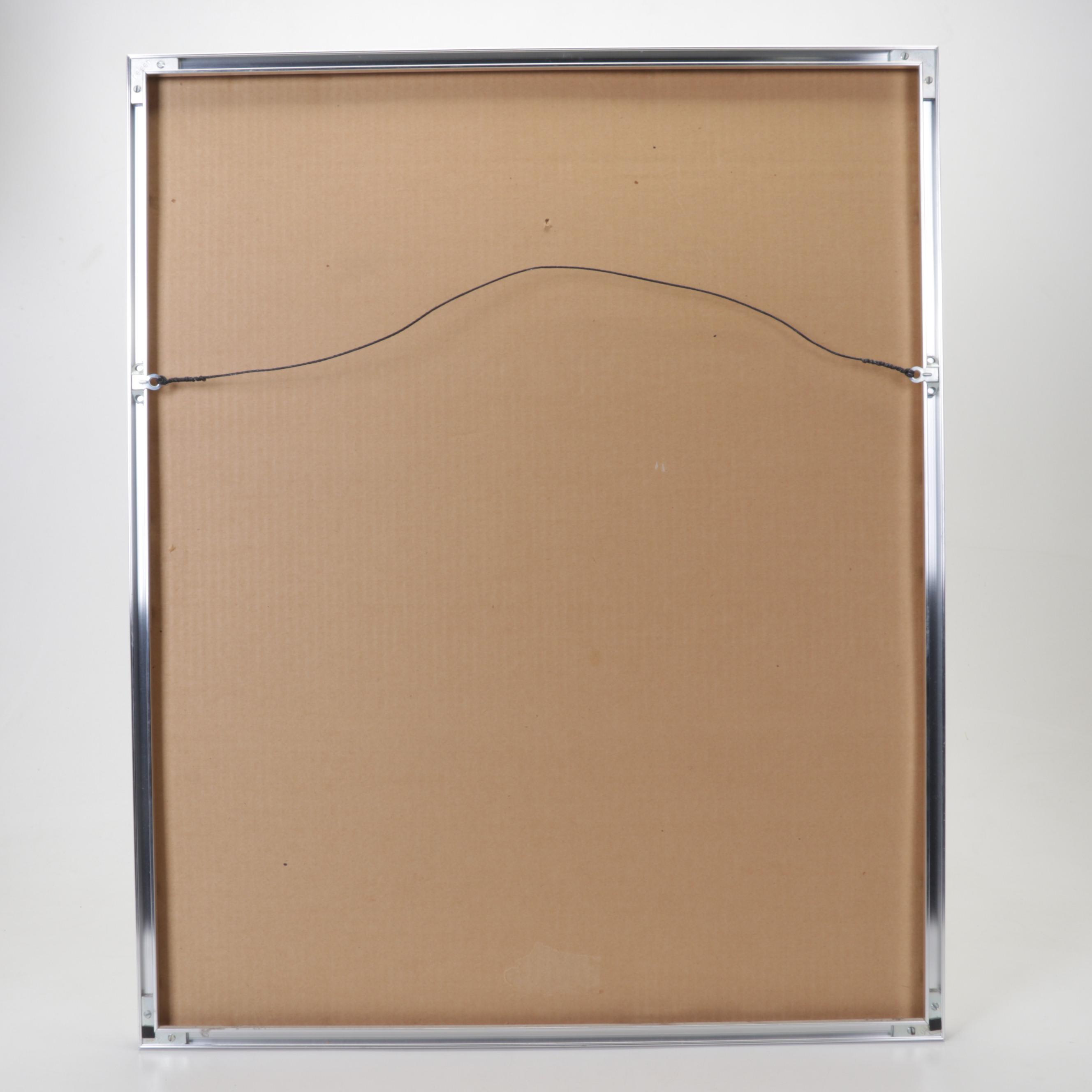 László Dús Abstract Etching With Aquatint, 1977