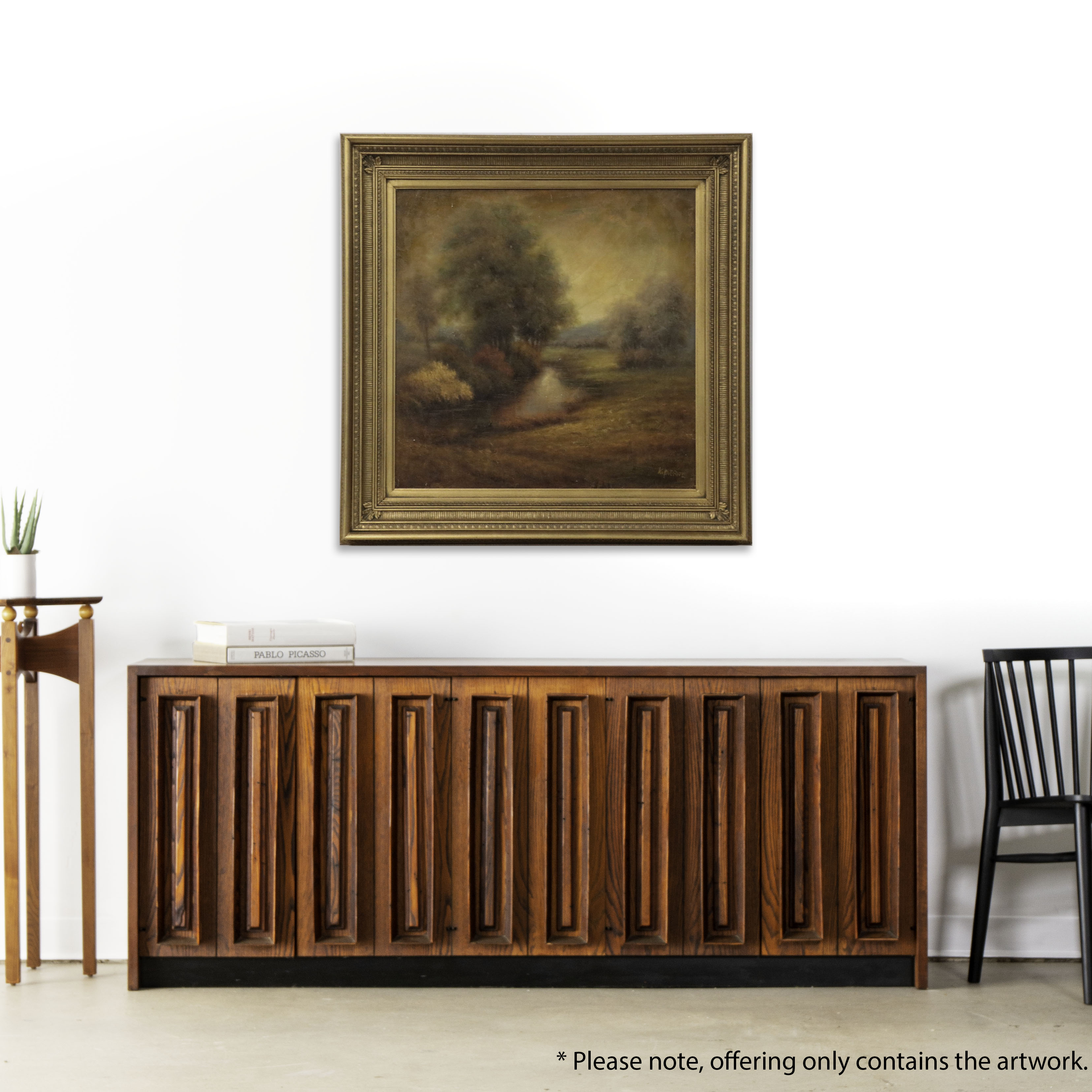 Idyllic Landscape Oil Painting