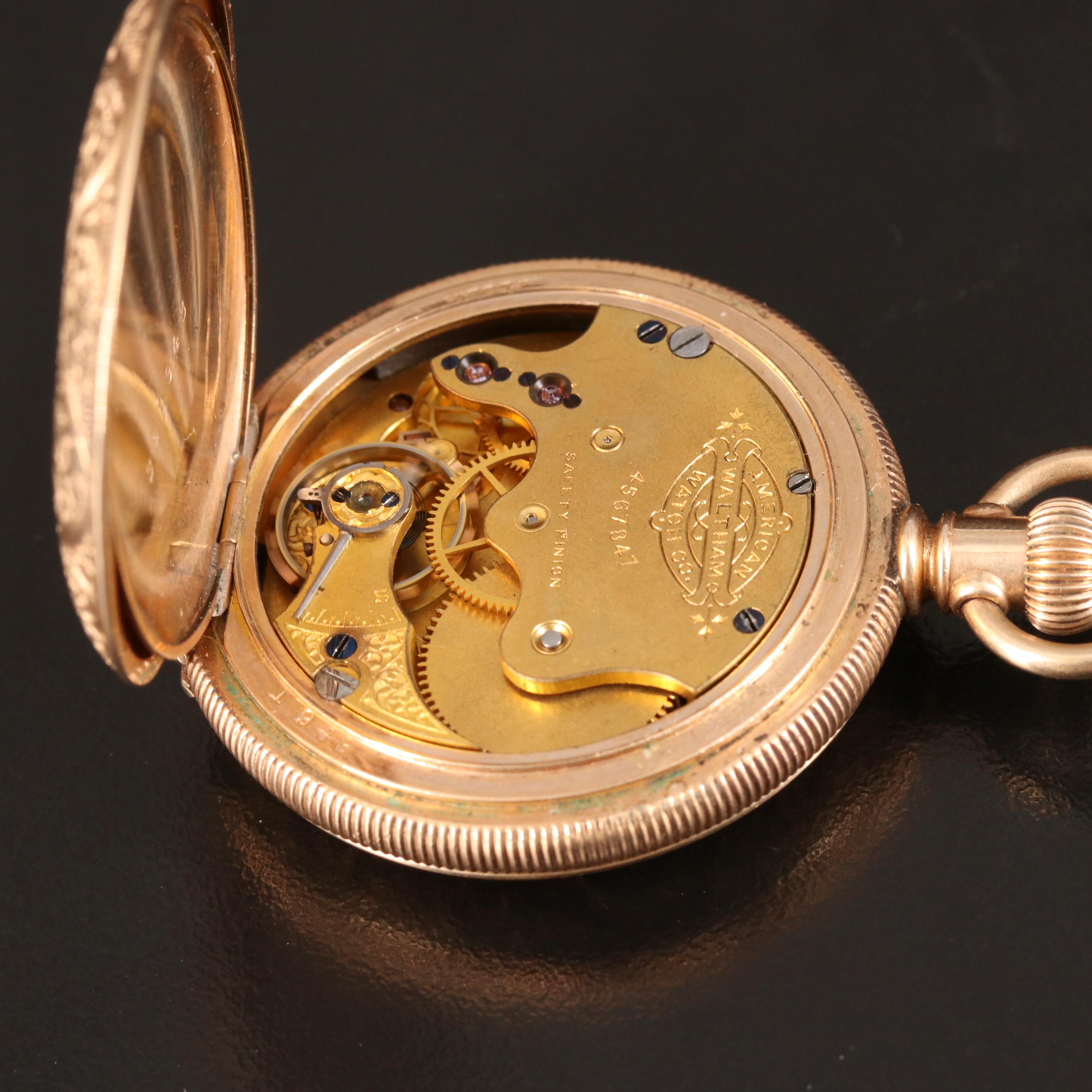 1890 - 1891American Waltham Gold-Filled Pocket Watch