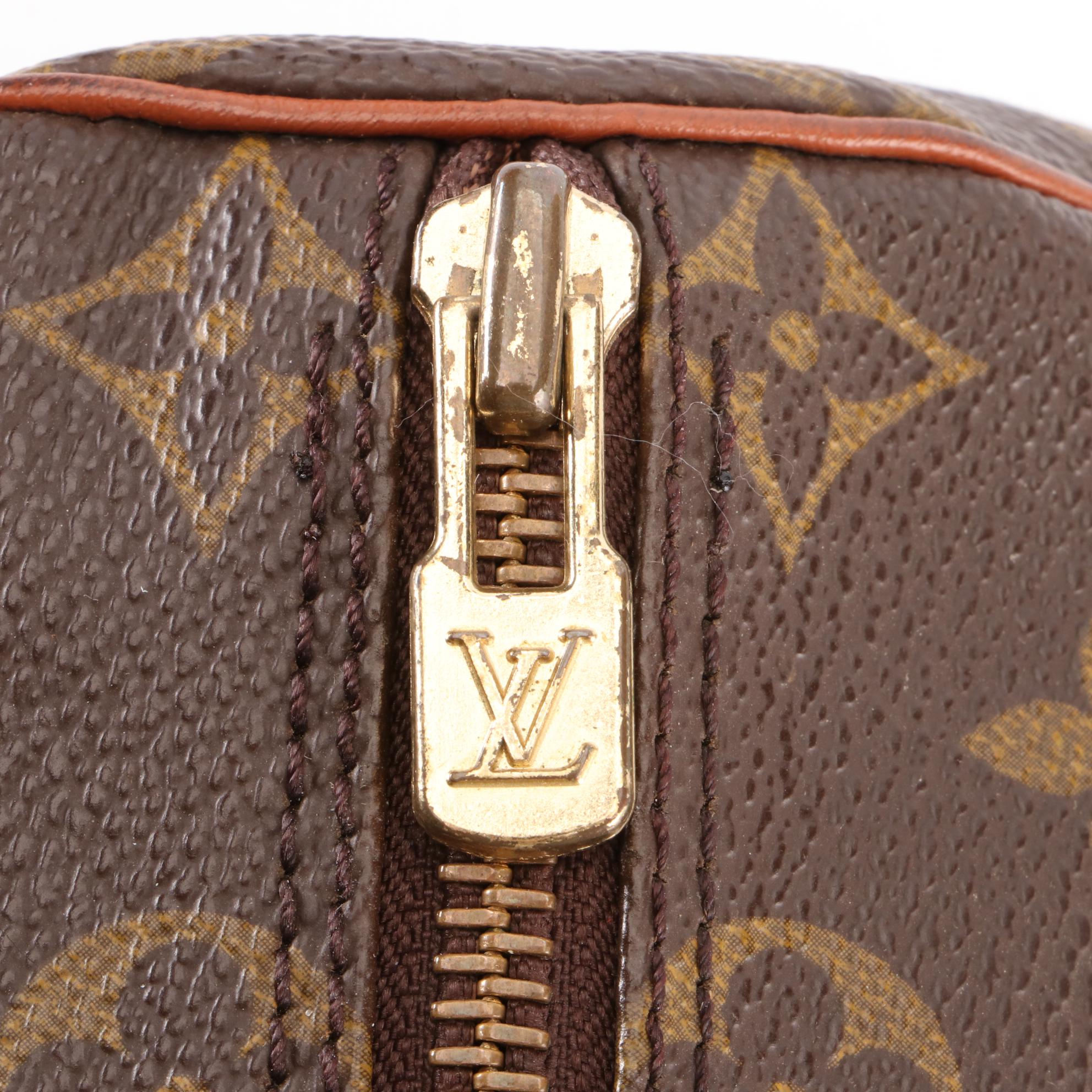 Louis Vuitton Papillon 26 in Monogram Canvas and Brown Leather