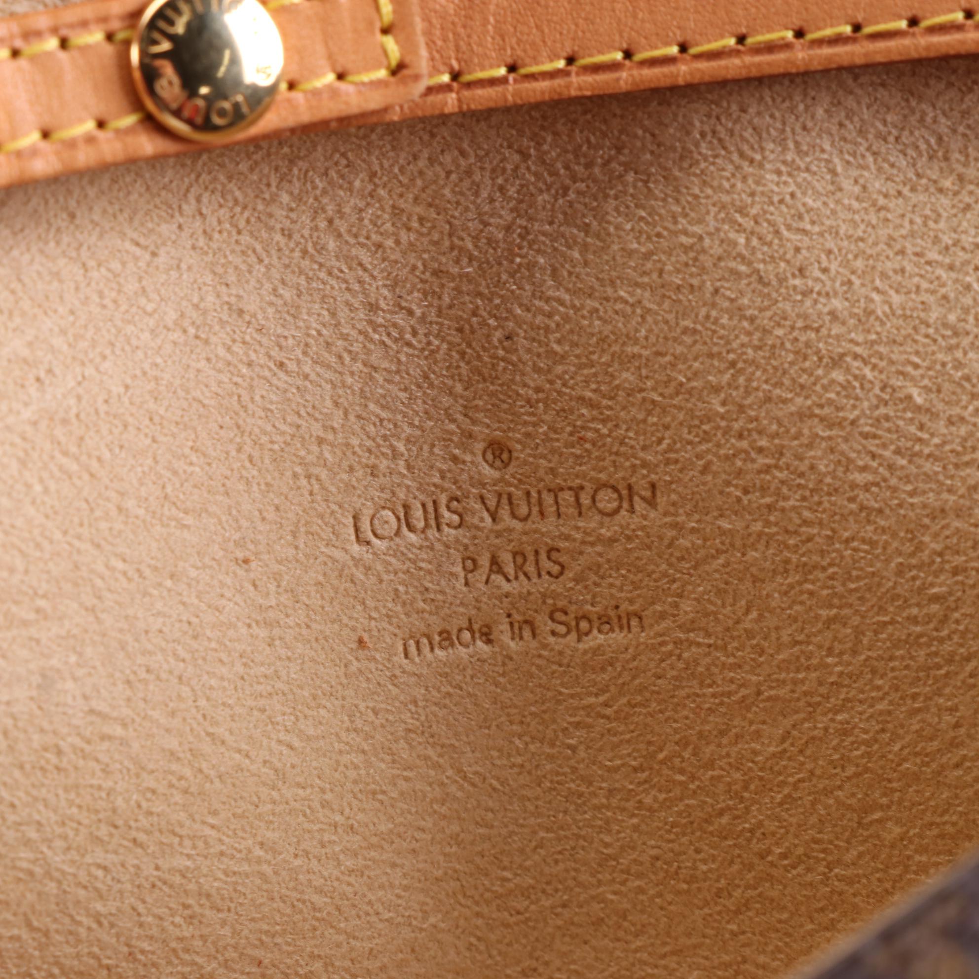 Louis Vuitton Twin Pochette PM in Monogram Canvas/Vachetta Leather with Straps