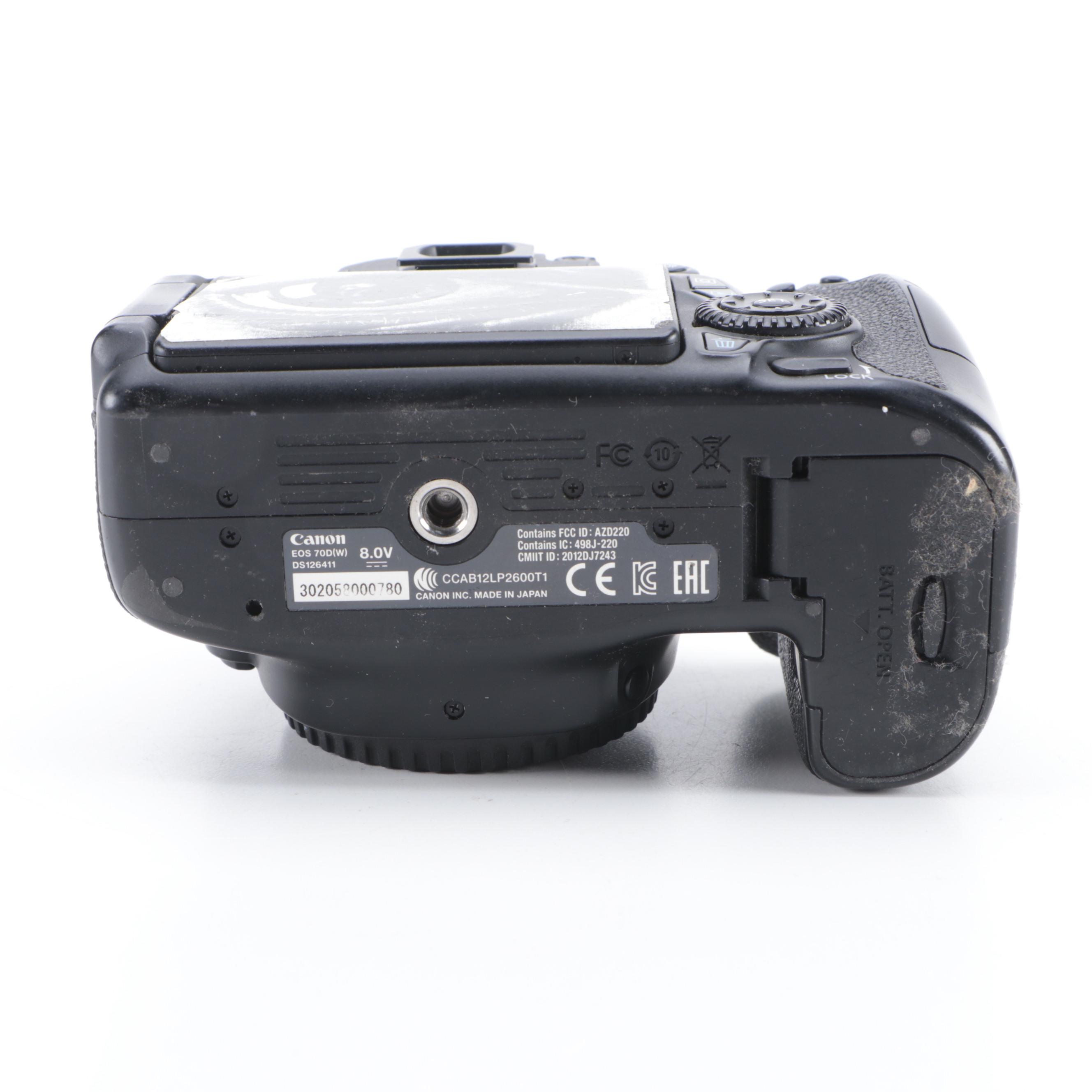Canon EOS 70D Camera Body