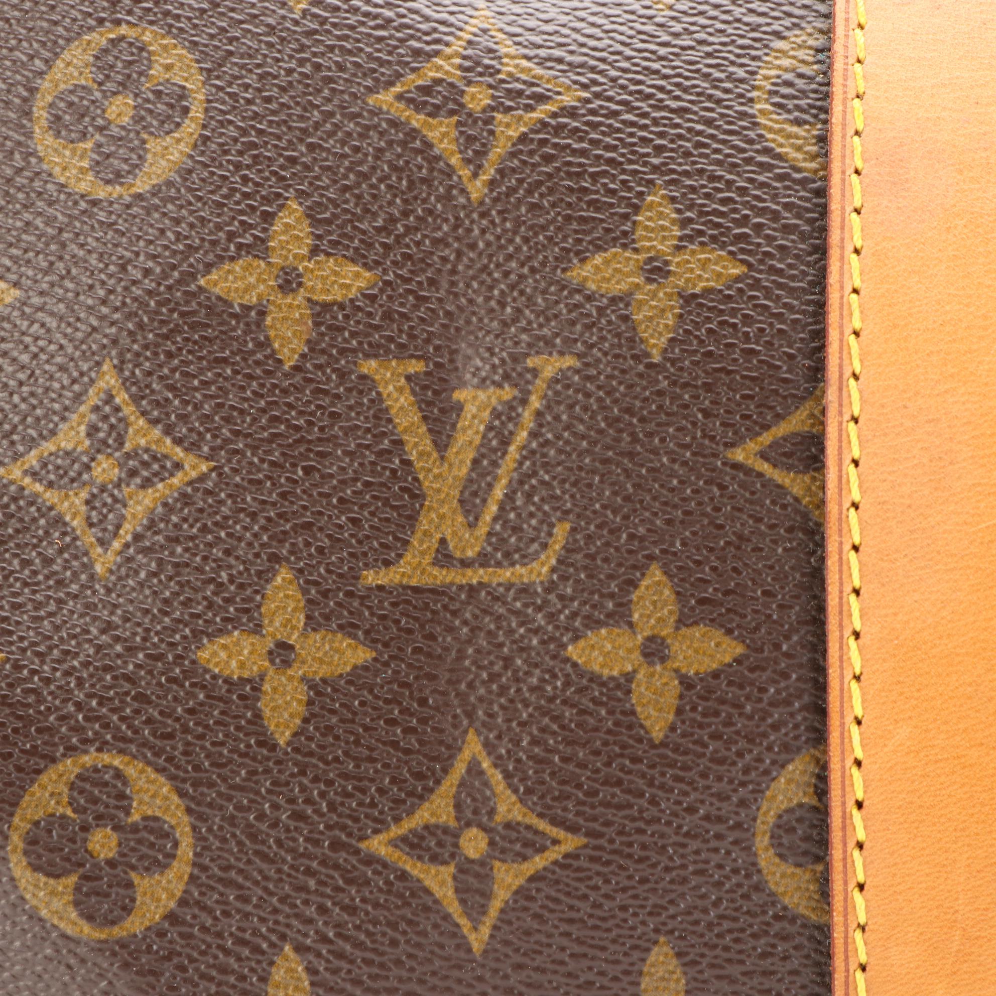 Louis Vuitton Keepall 50 in Monogram Canvas and Vachetta Leather