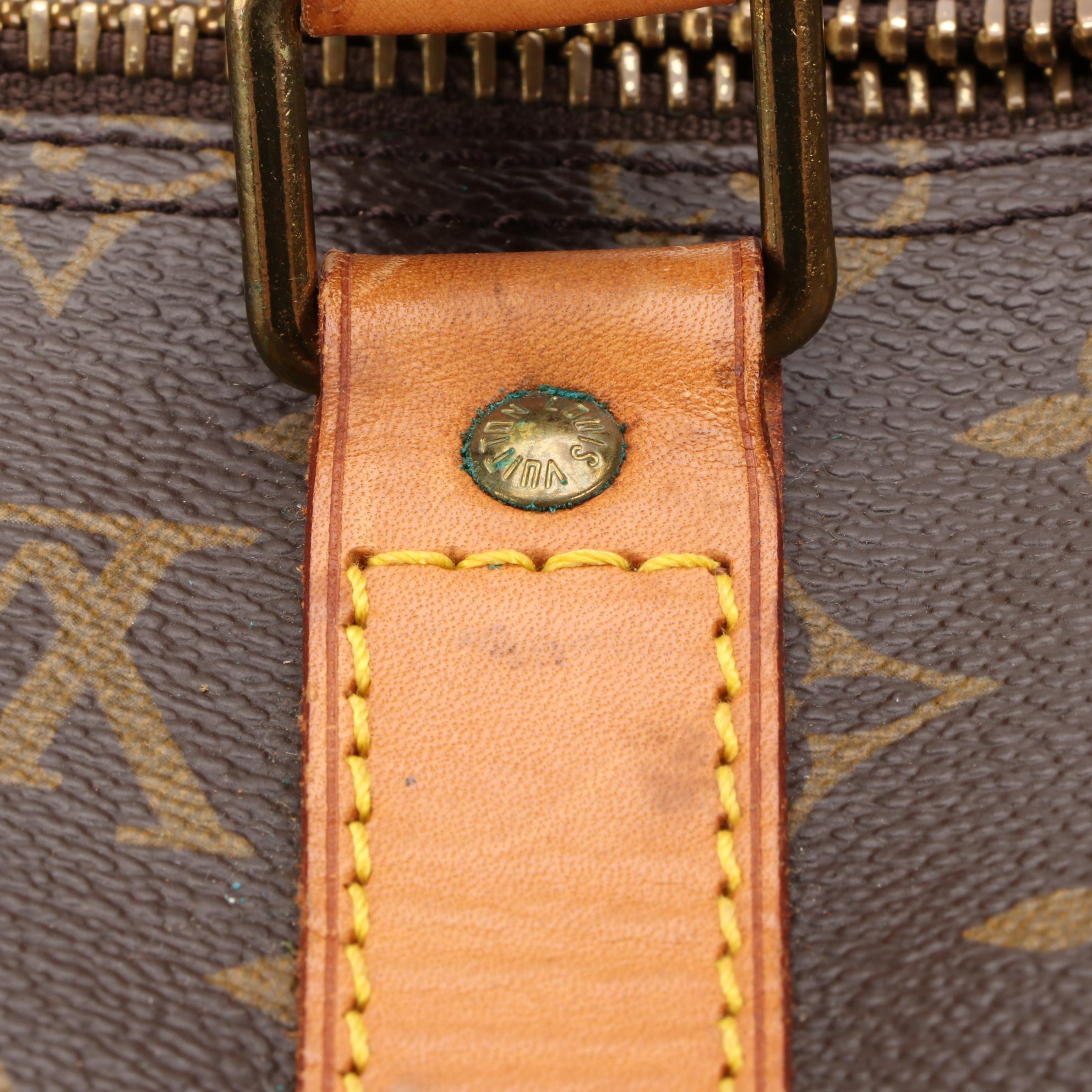 Louis Vuitton Keepall 50 in Monogram Canvas and Vachetta Leather