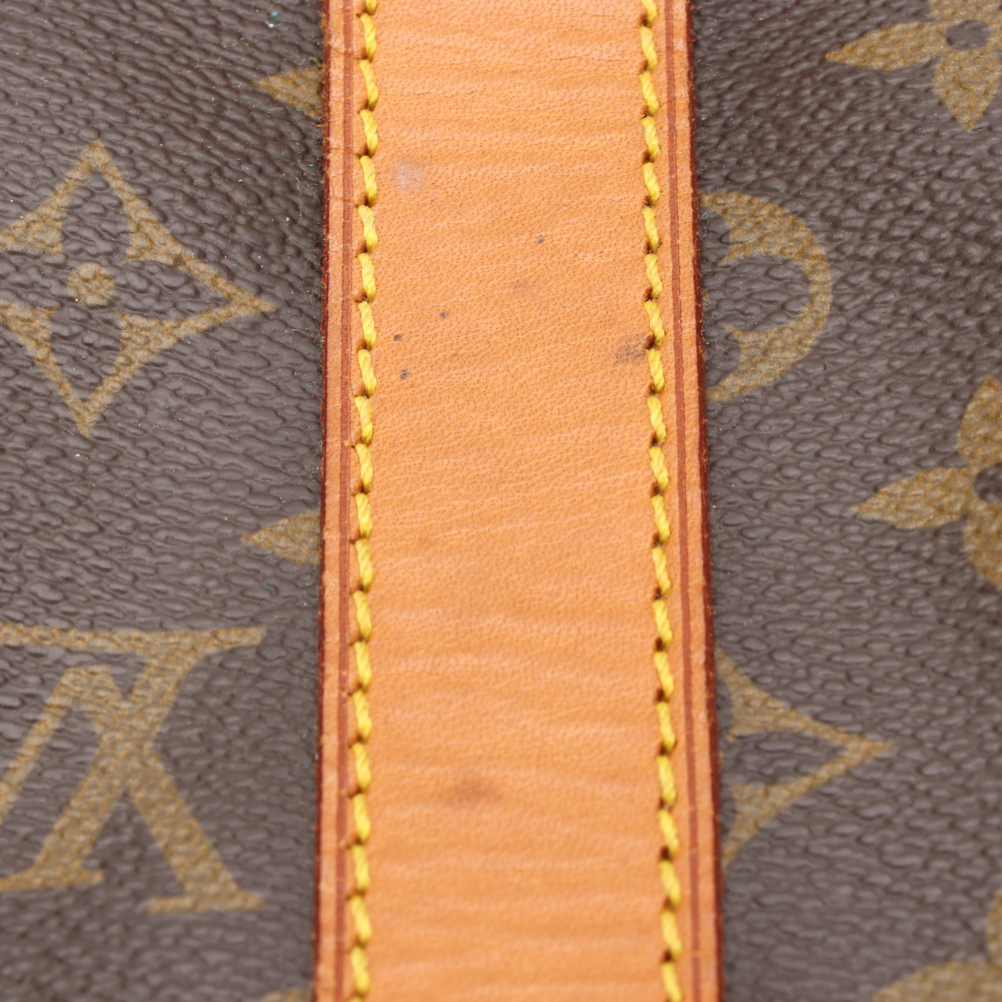 Louis Vuitton Keepall 50 in Monogram Canvas and Vachetta Leather