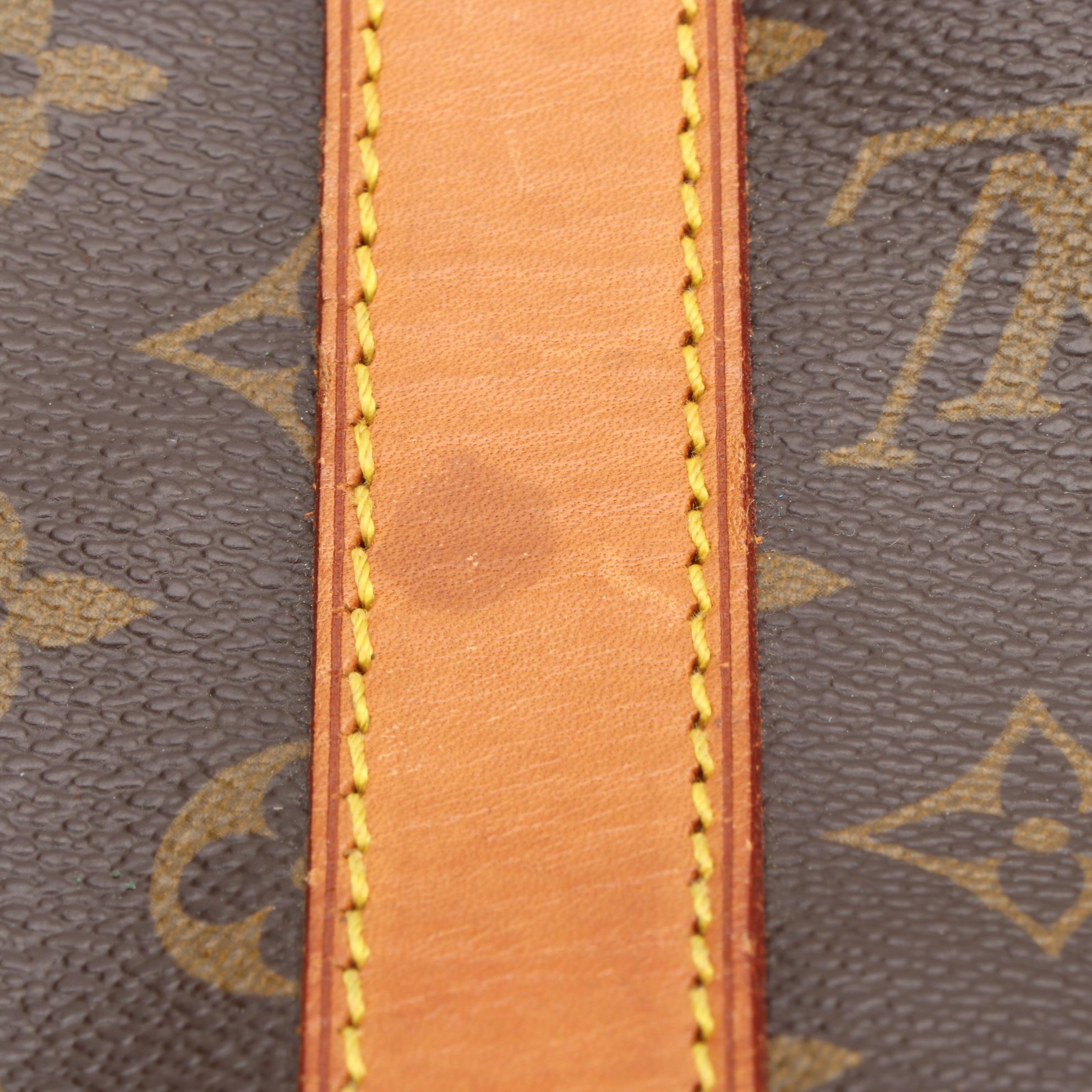 Louis Vuitton Keepall 50 in Monogram Canvas and Vachetta Leather