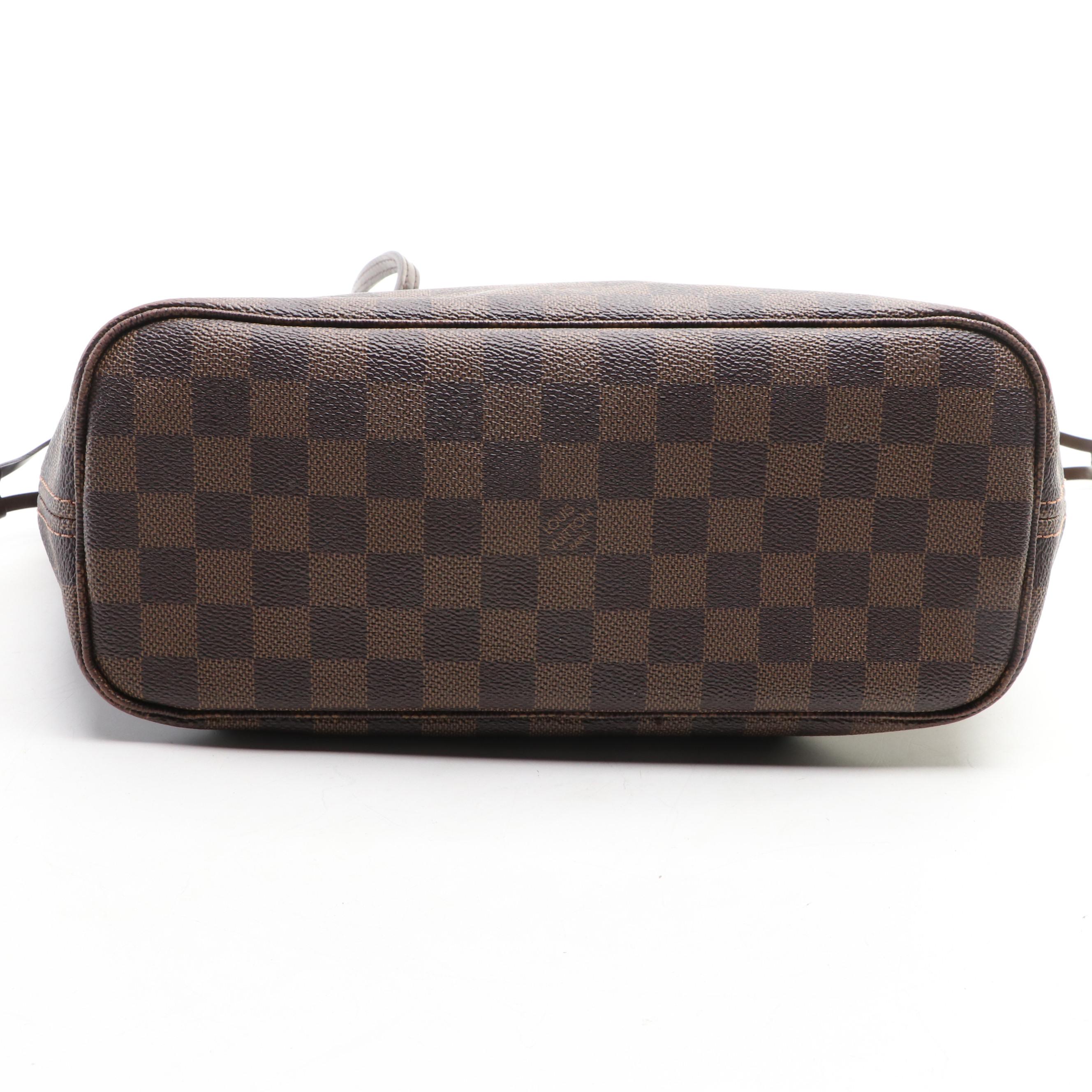 Louis Vuitton Neverfull PM in Damier Ebene Canvas and Leather