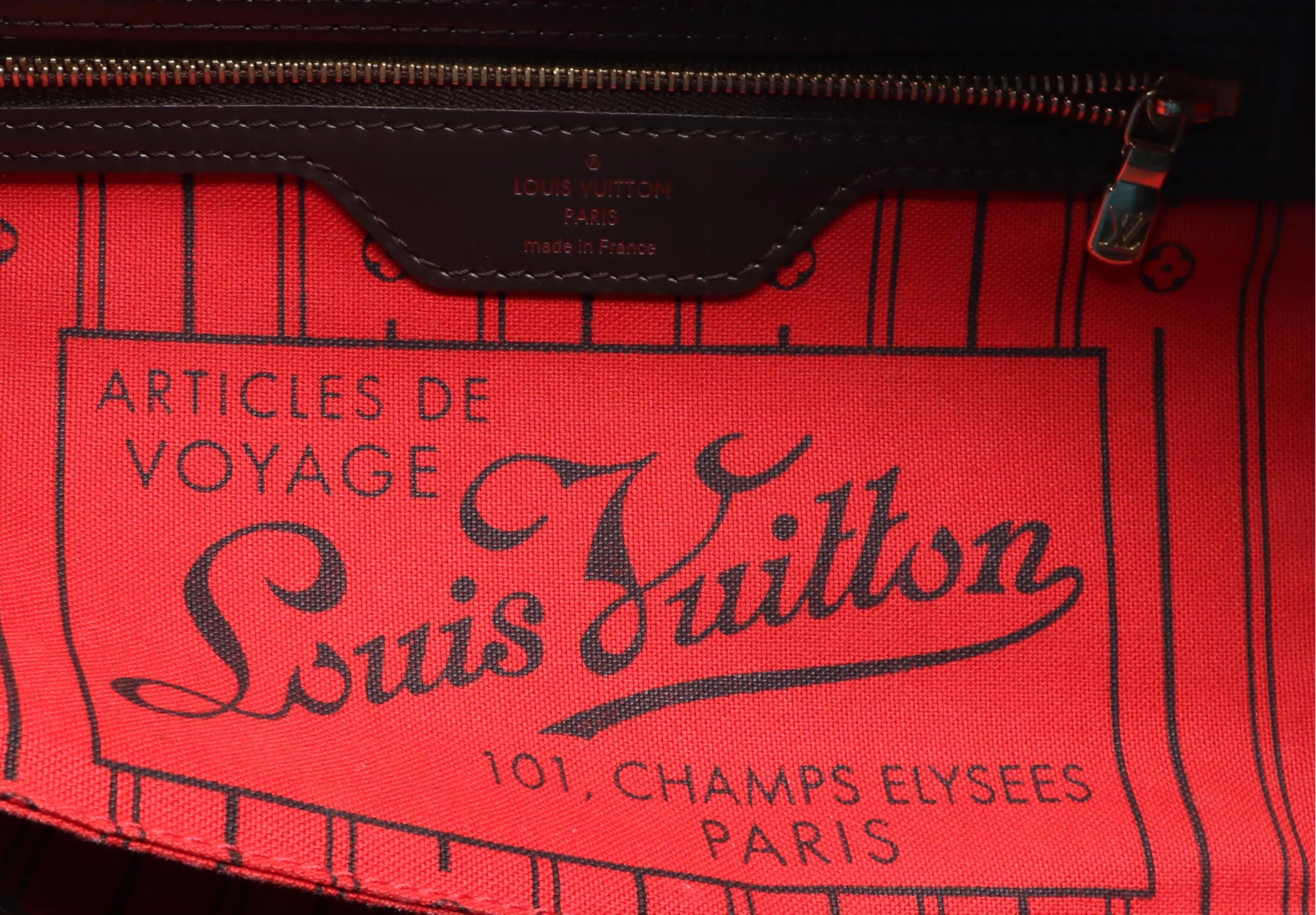 Louis Vuitton Neverfull PM in Damier Ebene Canvas and Leather