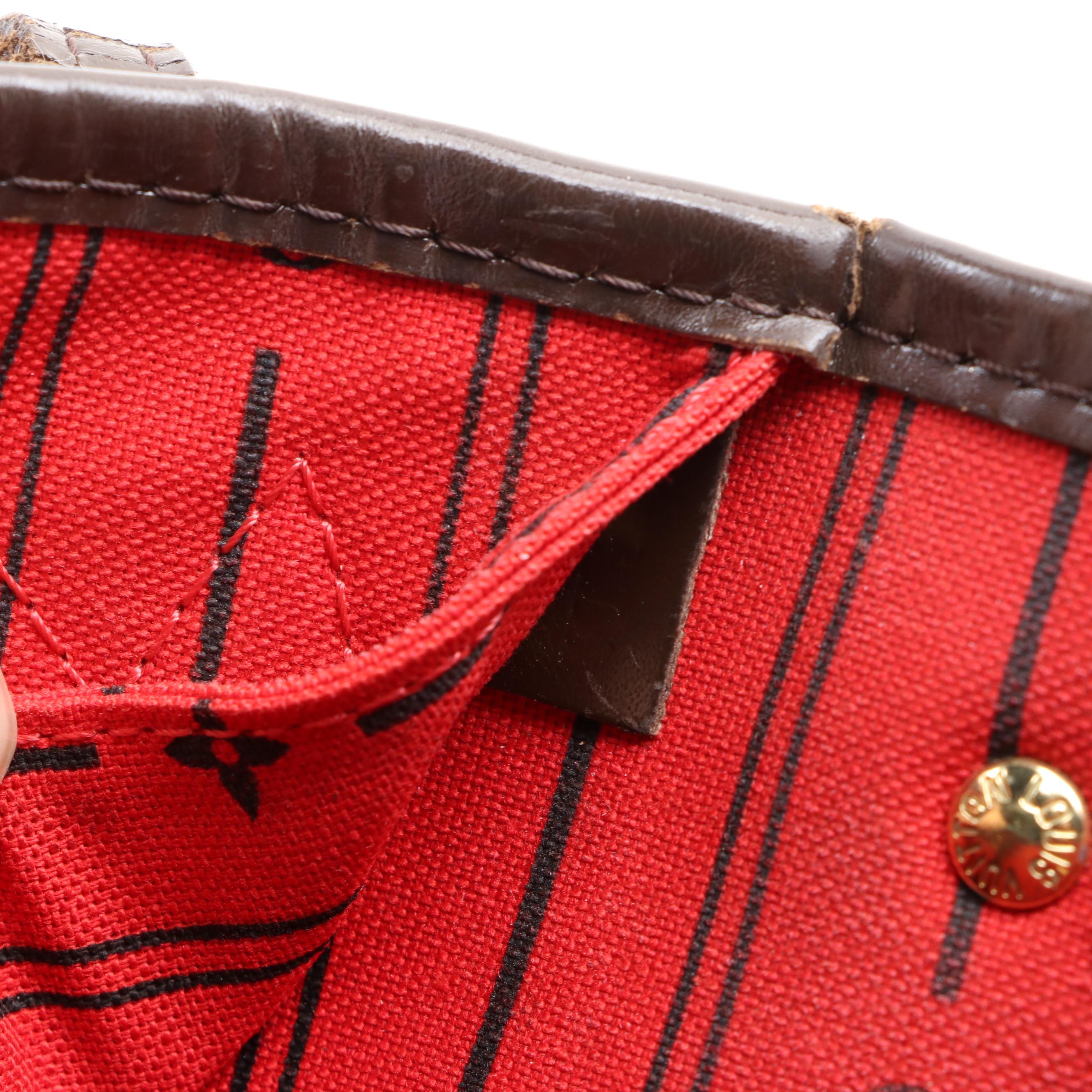 Louis Vuitton Neverfull PM in Damier Ebene Canvas and Leather