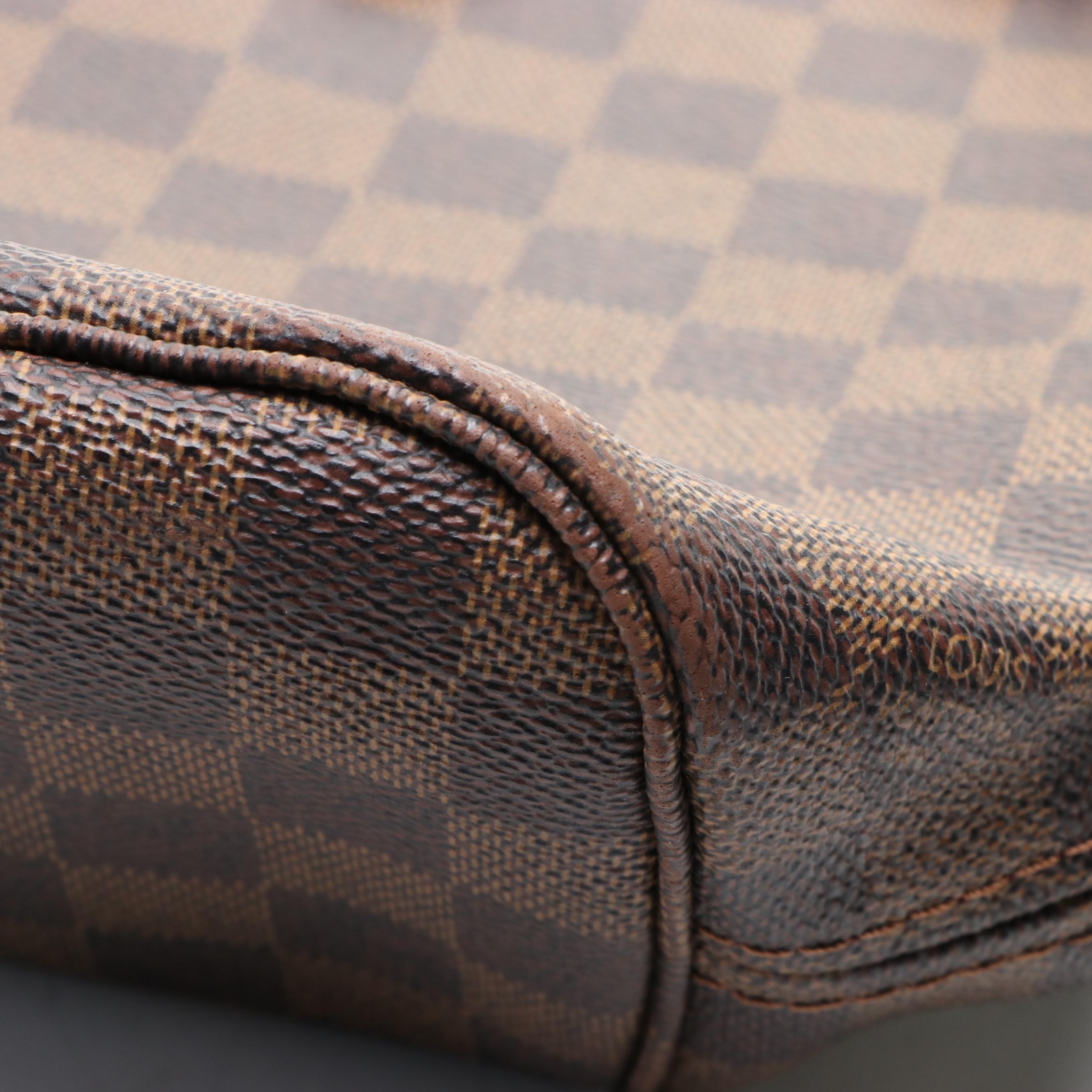 Louis Vuitton Neverfull PM in Damier Ebene Canvas and Leather