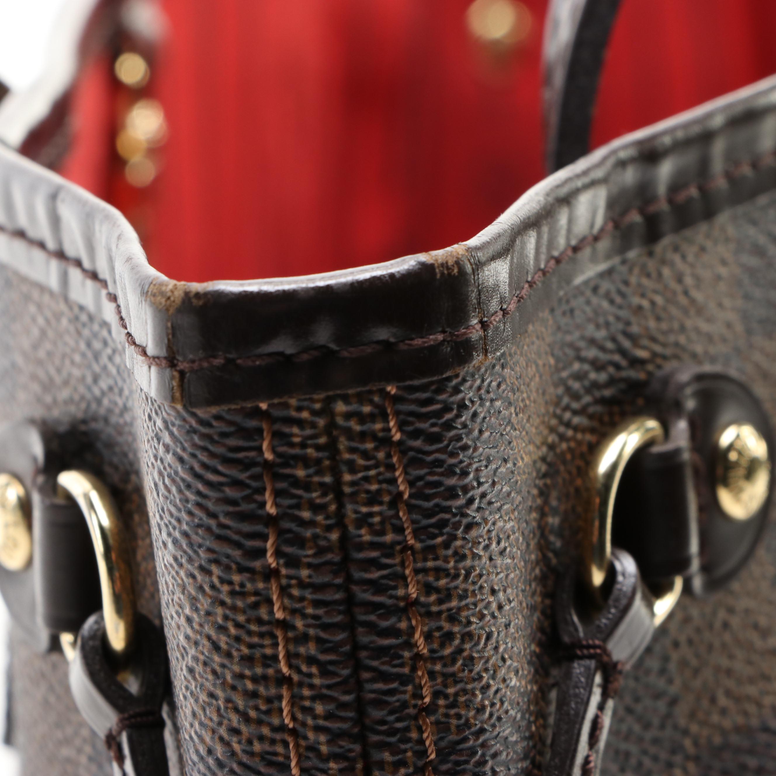 Louis Vuitton Neverfull PM in Damier Ebene Canvas and Leather