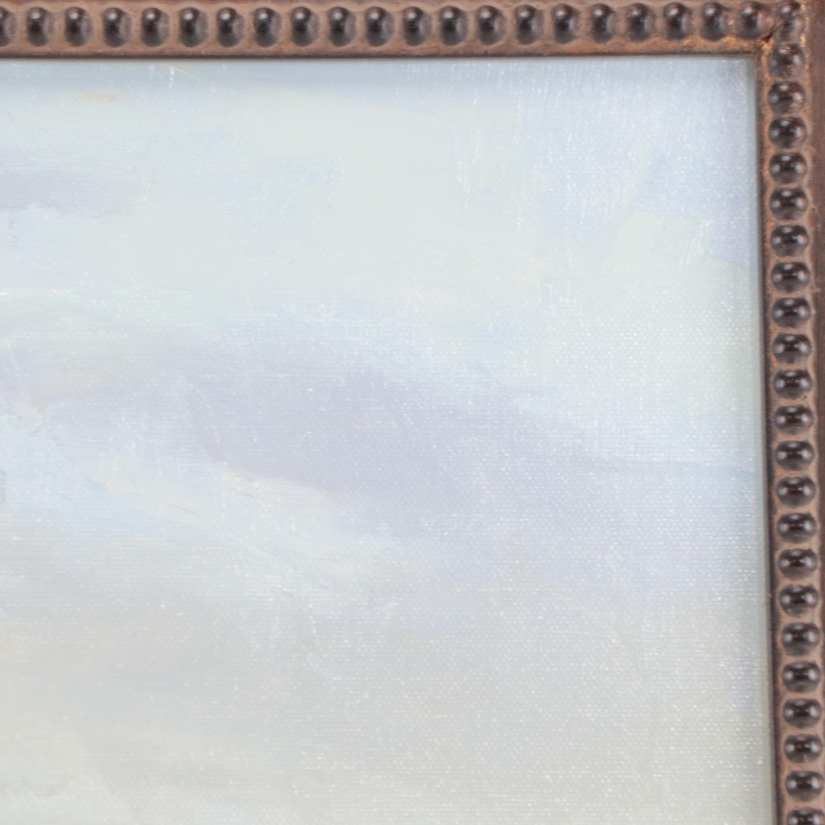 L. Stephano Oil Painting of Marsh Landscape