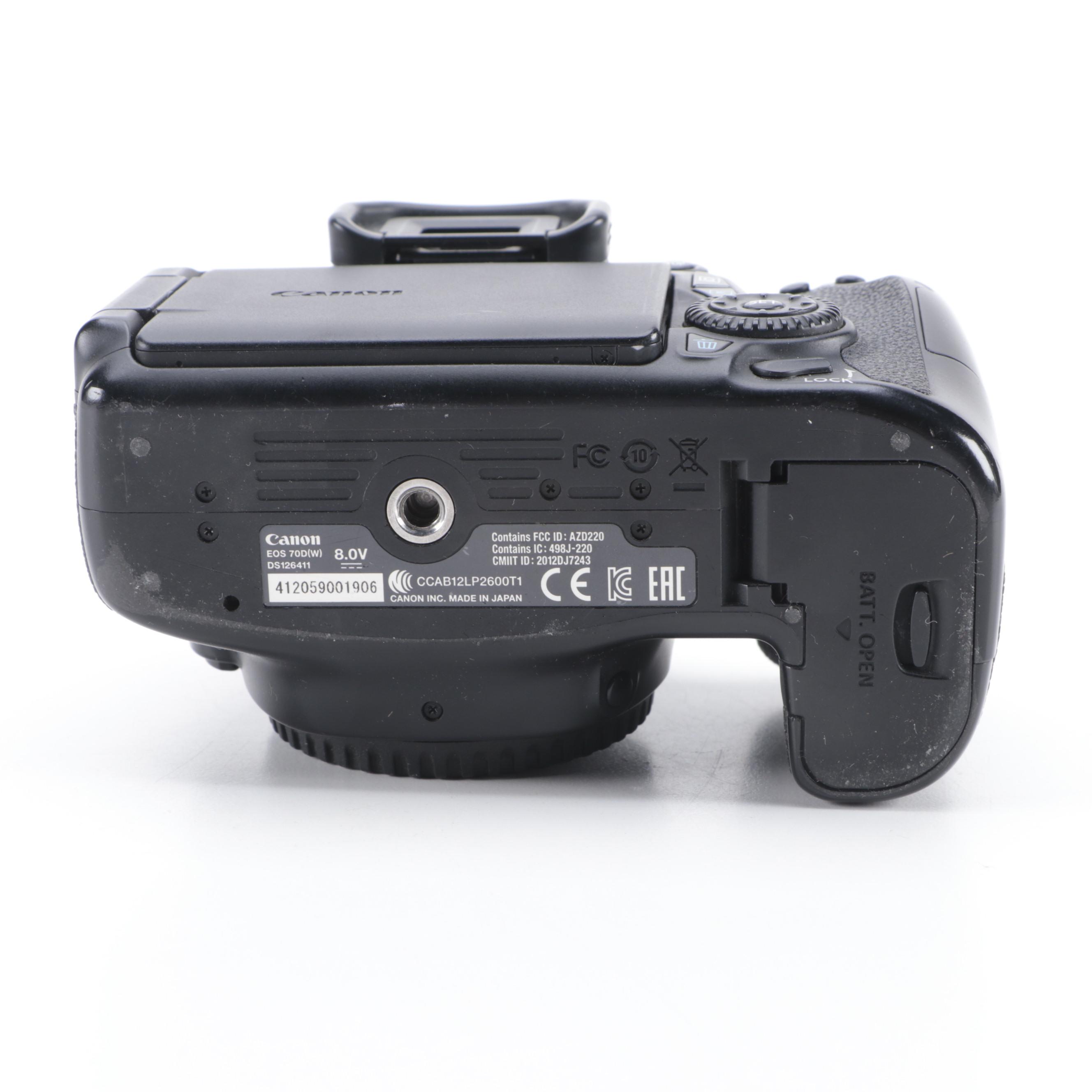 Canon EOS 70D Camera Body