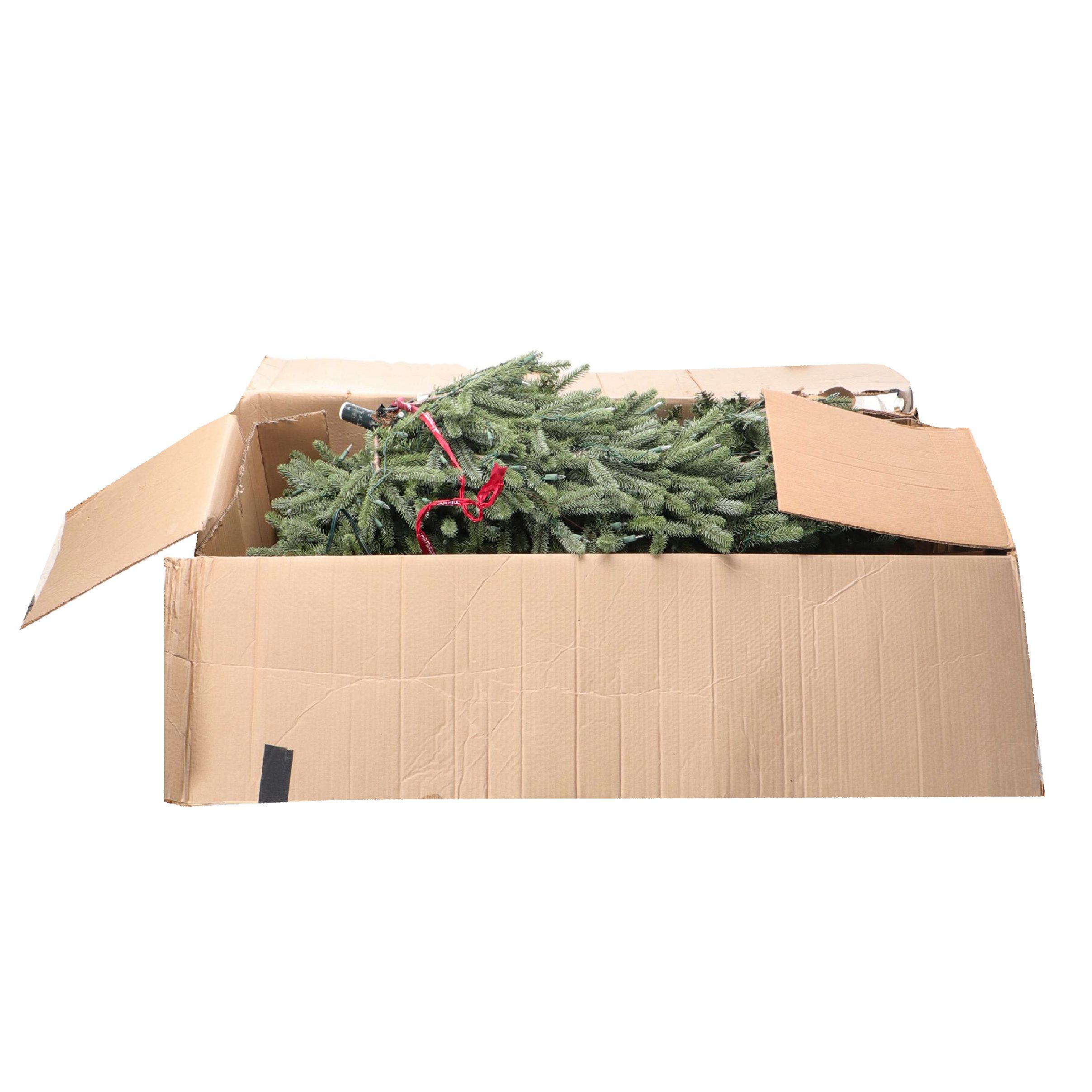 Balsam Hill Nantucket Blue Spruce Pre-Lit 7.5ft Artificial Christmas Tree