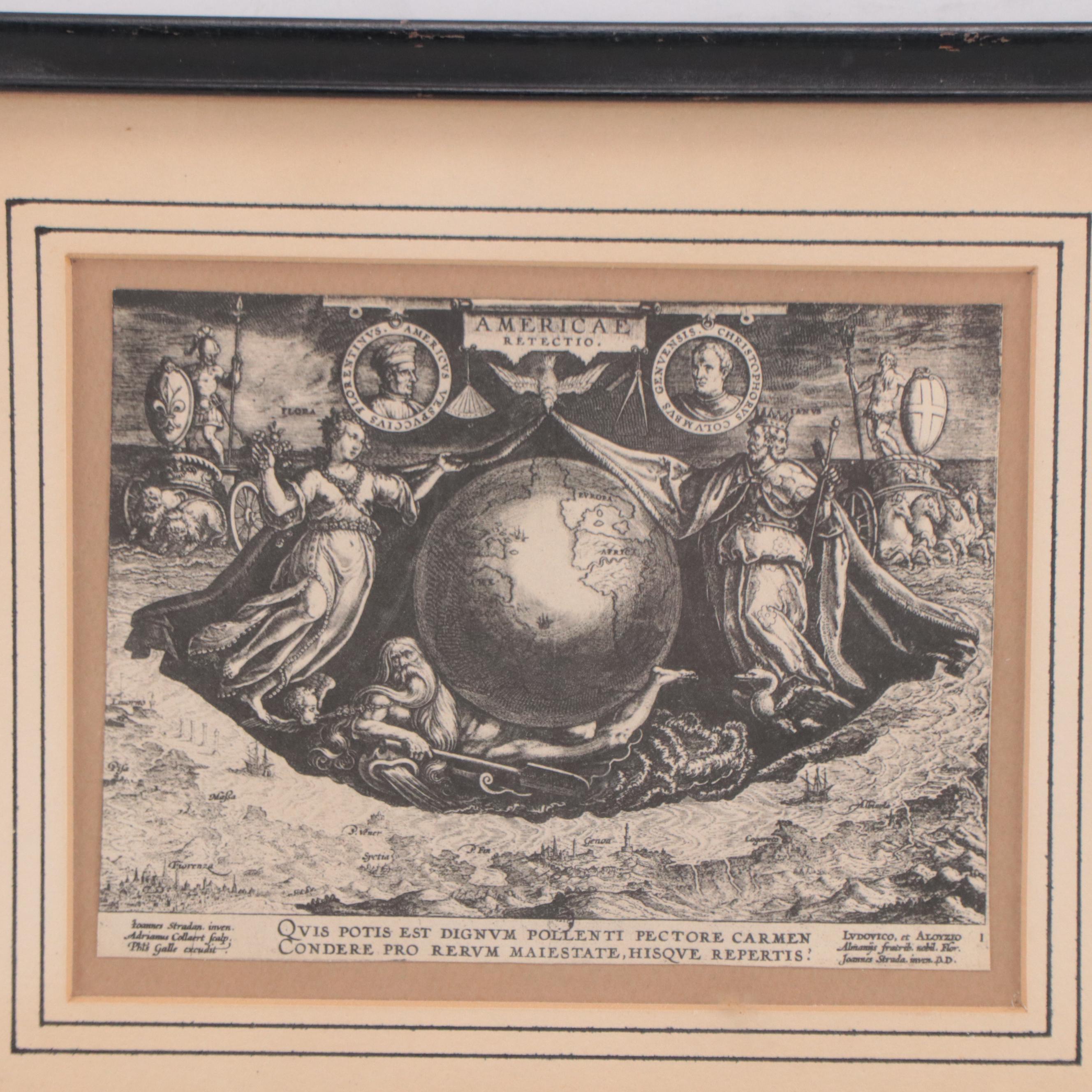 Assortment of Lithographs After Jan van der Straet and More