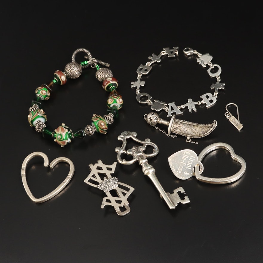 Tiffany & Co. Keychain, Georg Jensen and James Avery Featured in Jewelry