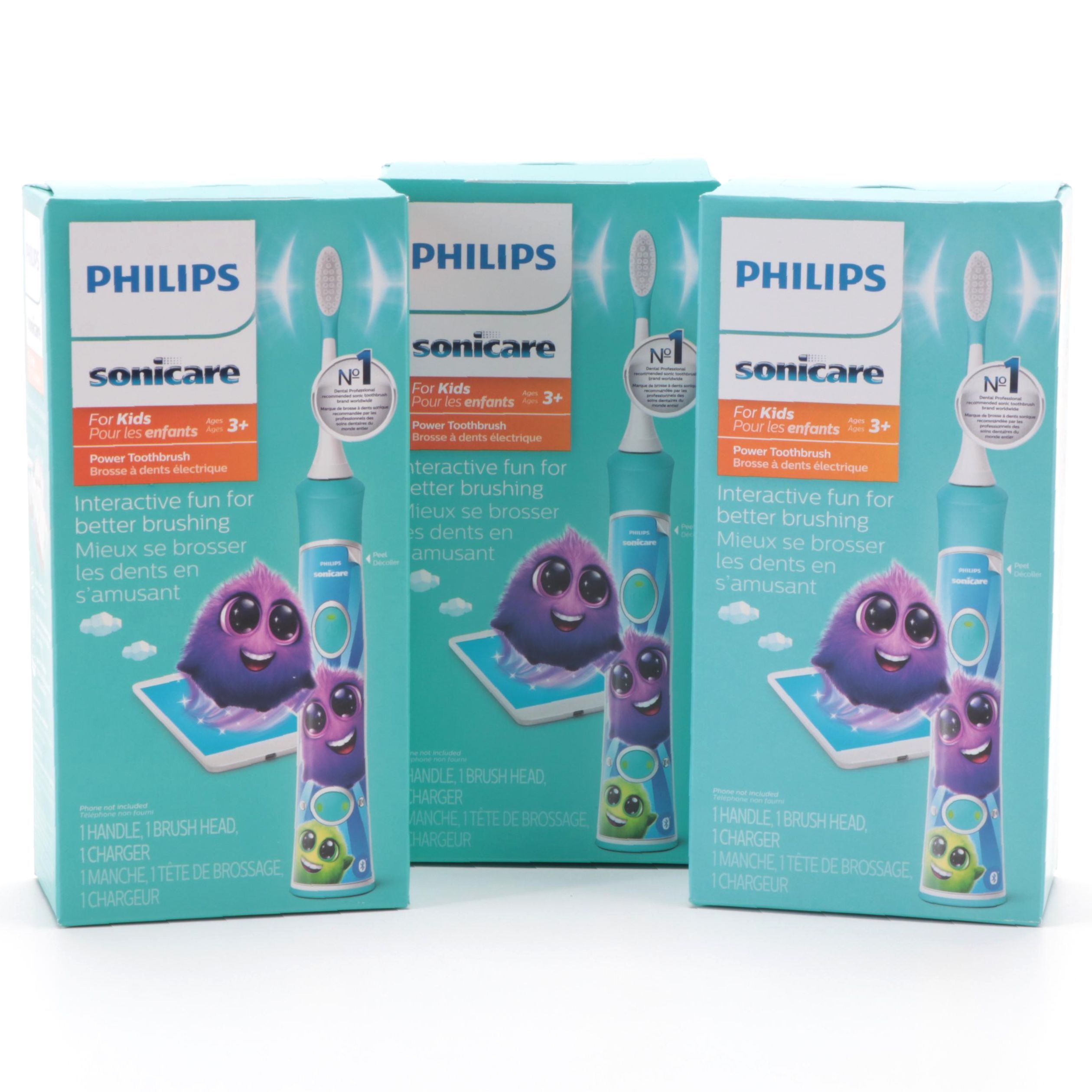 Philips Sonicare for Kids Electric Toothbrushes with Handle Stickers