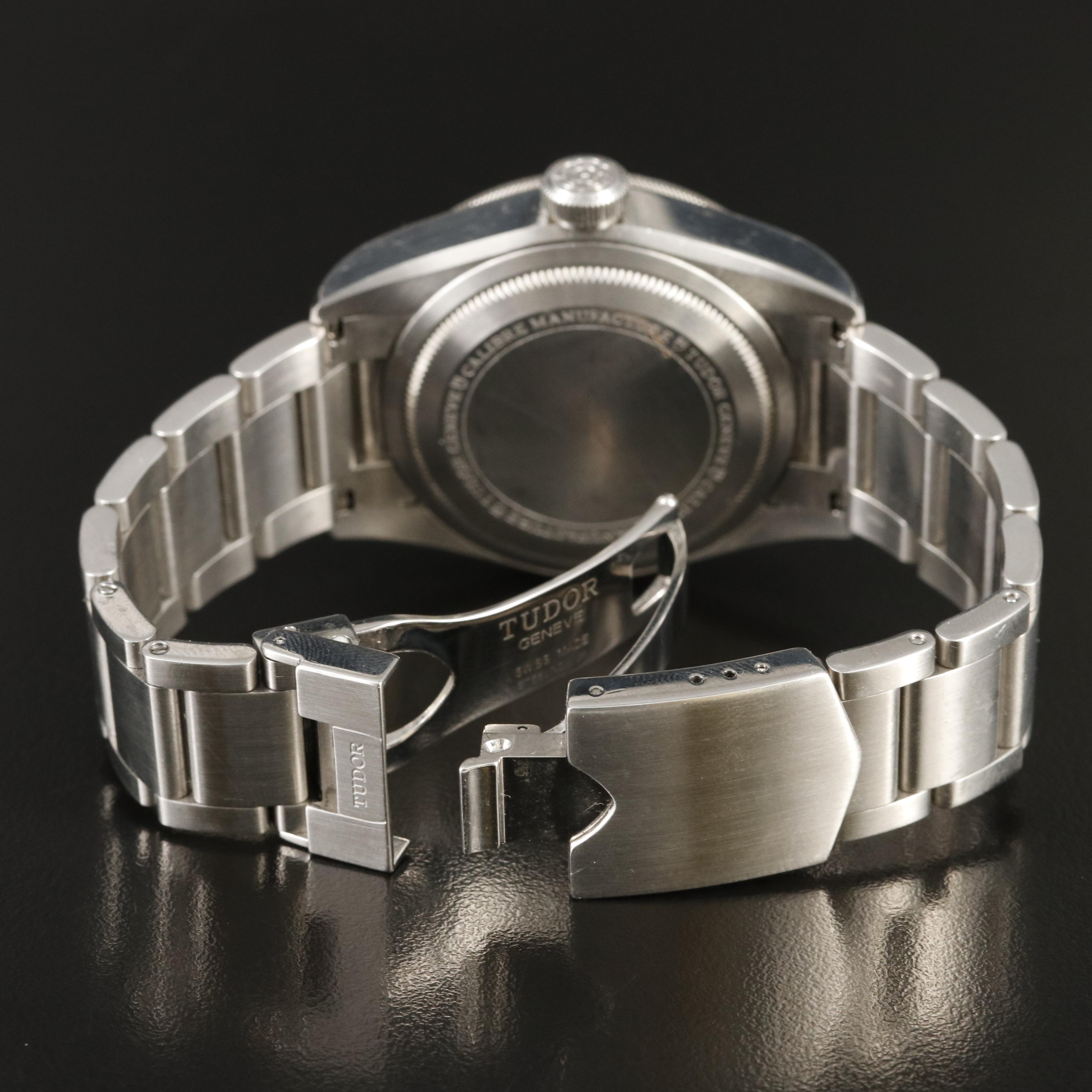 Tudor Heritage Black Bay GMT Stainless Steel Watch