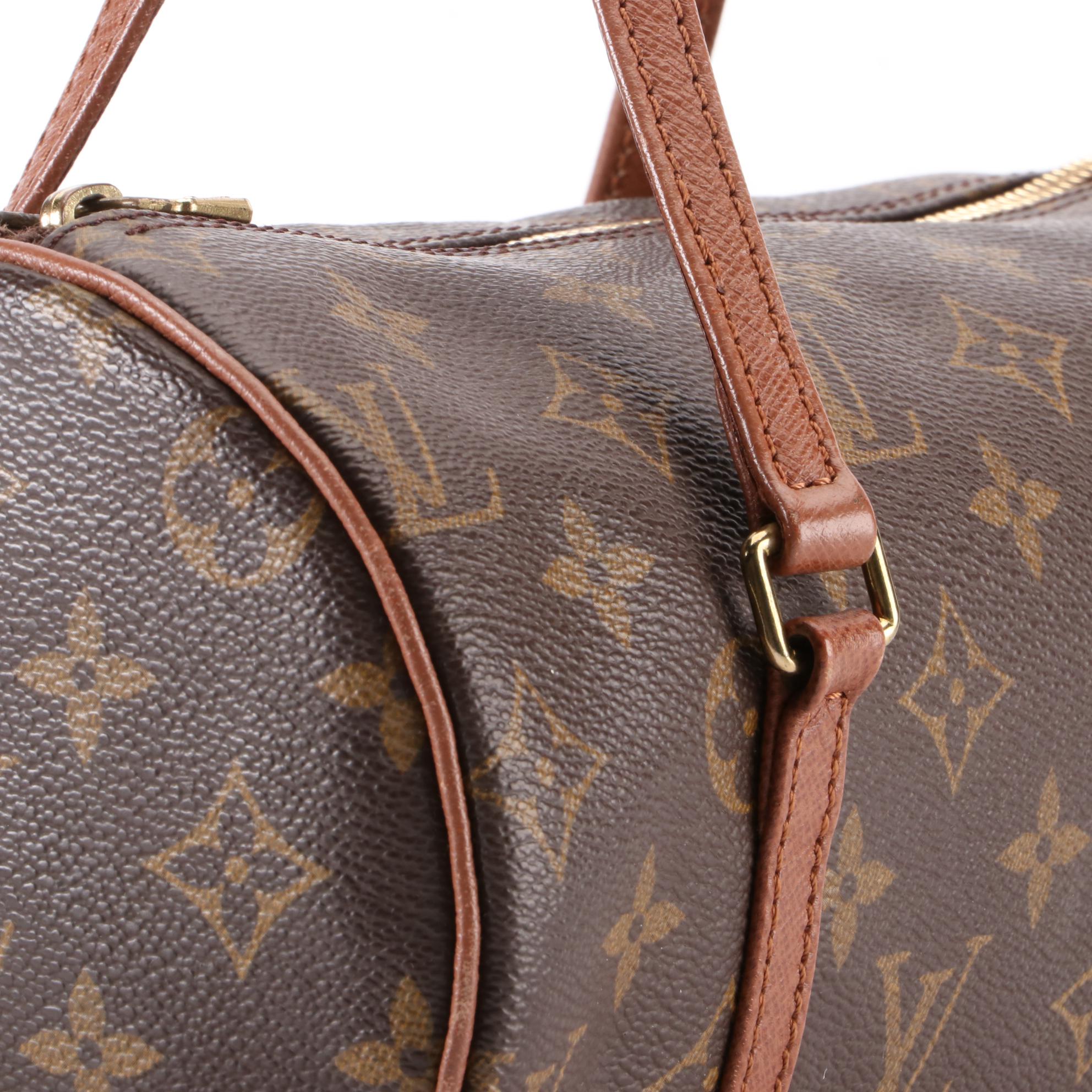 Louis Vuitton Papillon 26 in Monogram Canvas and Brown Leather