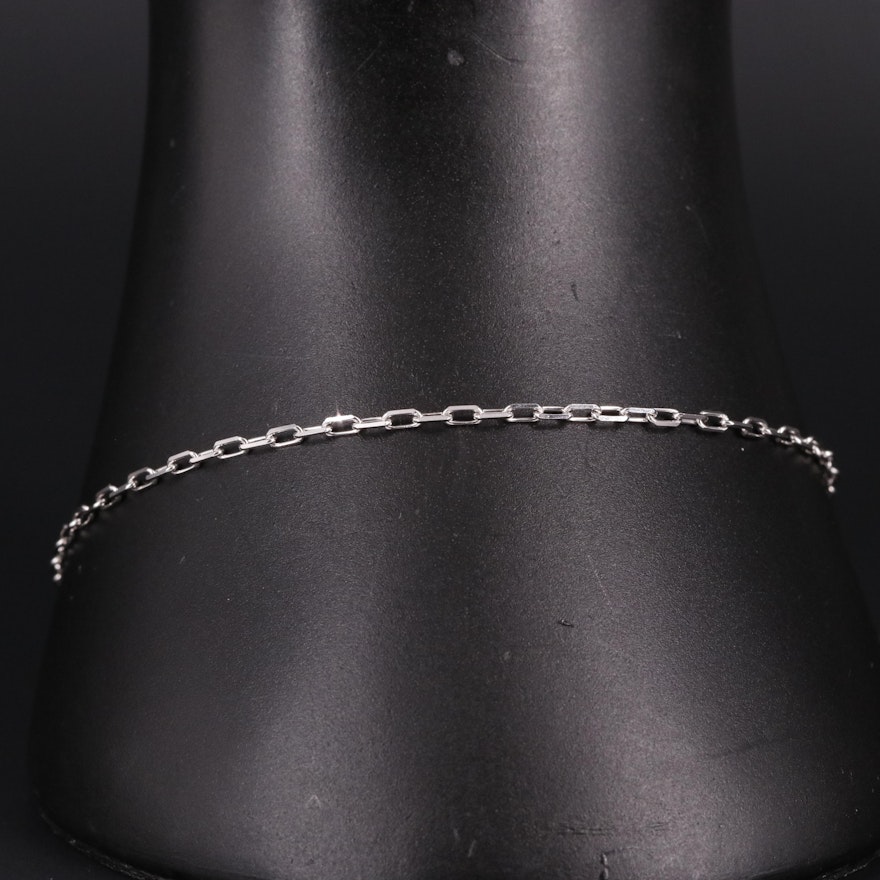 14K Cable Chain Bracelet