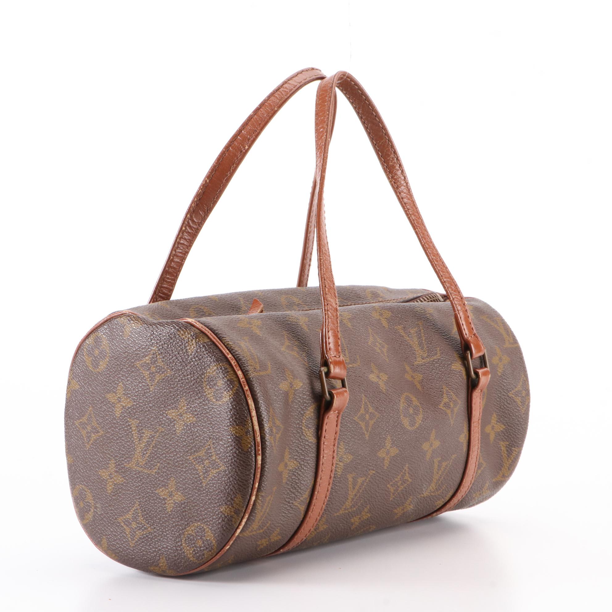 Louis Vuitton Papillon 26 in Monogram Canvas and Brown Leather
