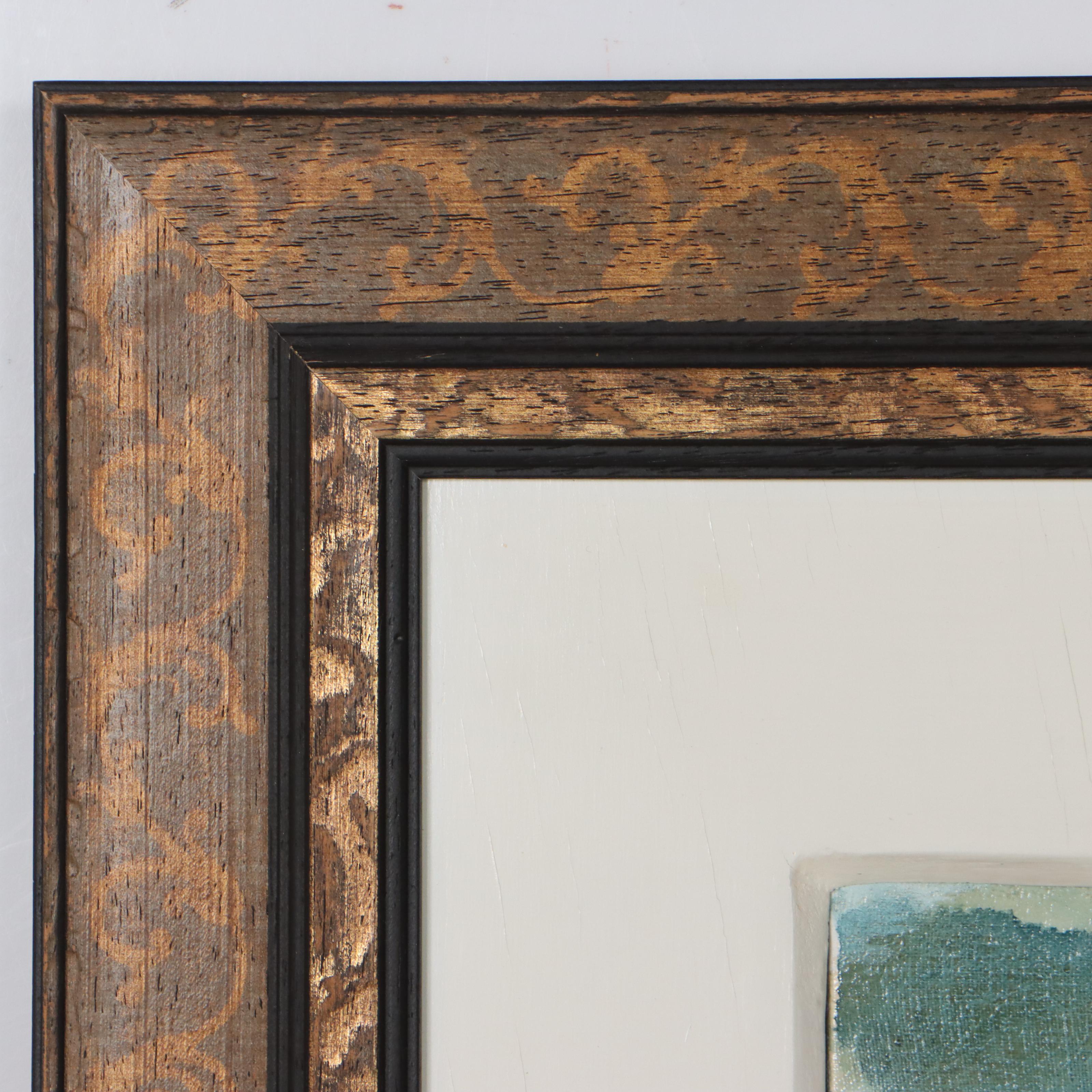 Juan Ramírez Garcia Mexican Market Scene Watercolor Painting