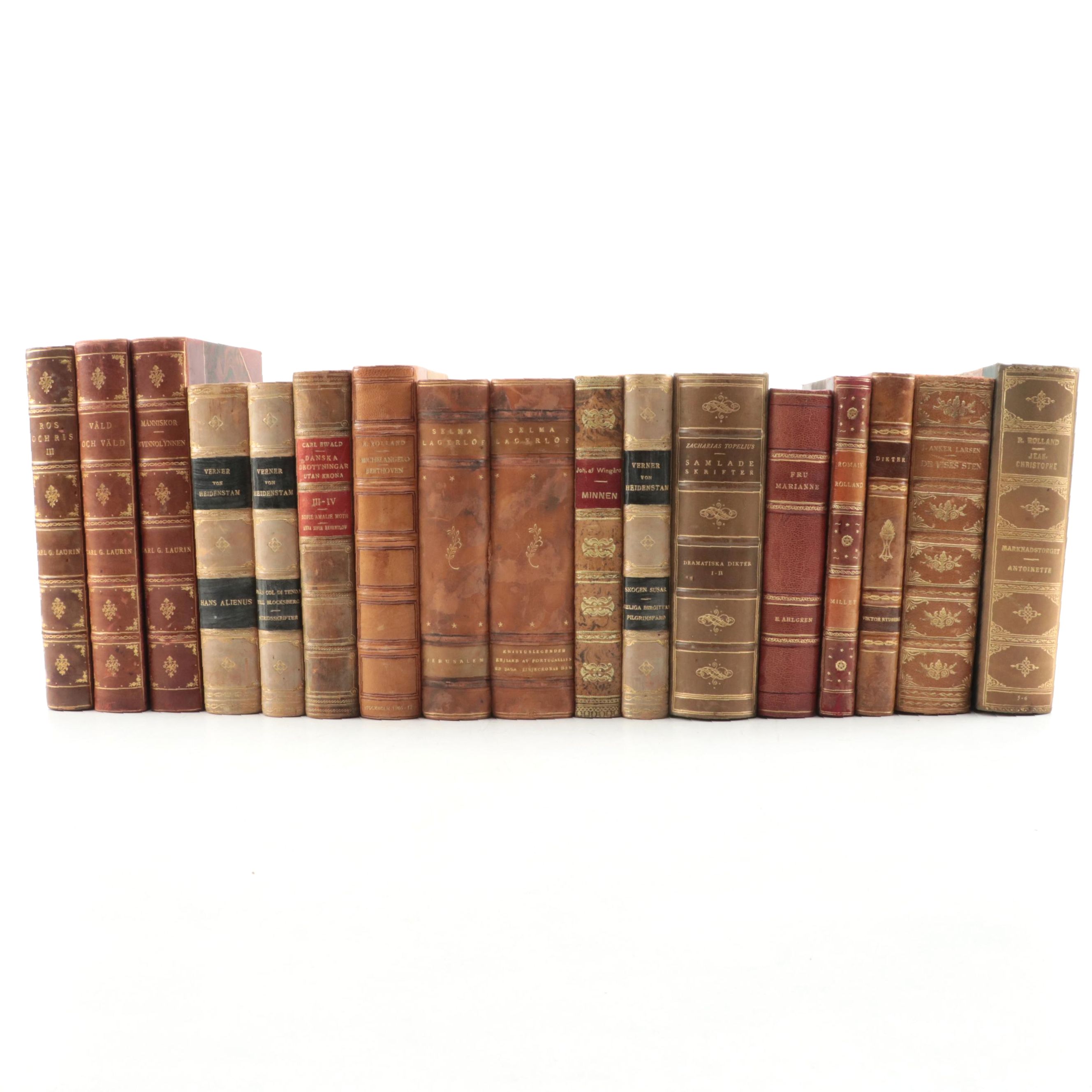 "Skogen susar" by Verner von Heidenstam and More Swedish Language Books