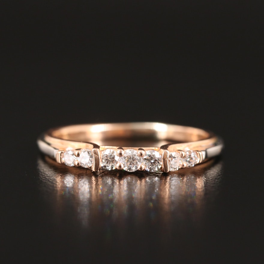 14K Two-Tone 0.26 CTW Diamond Ring