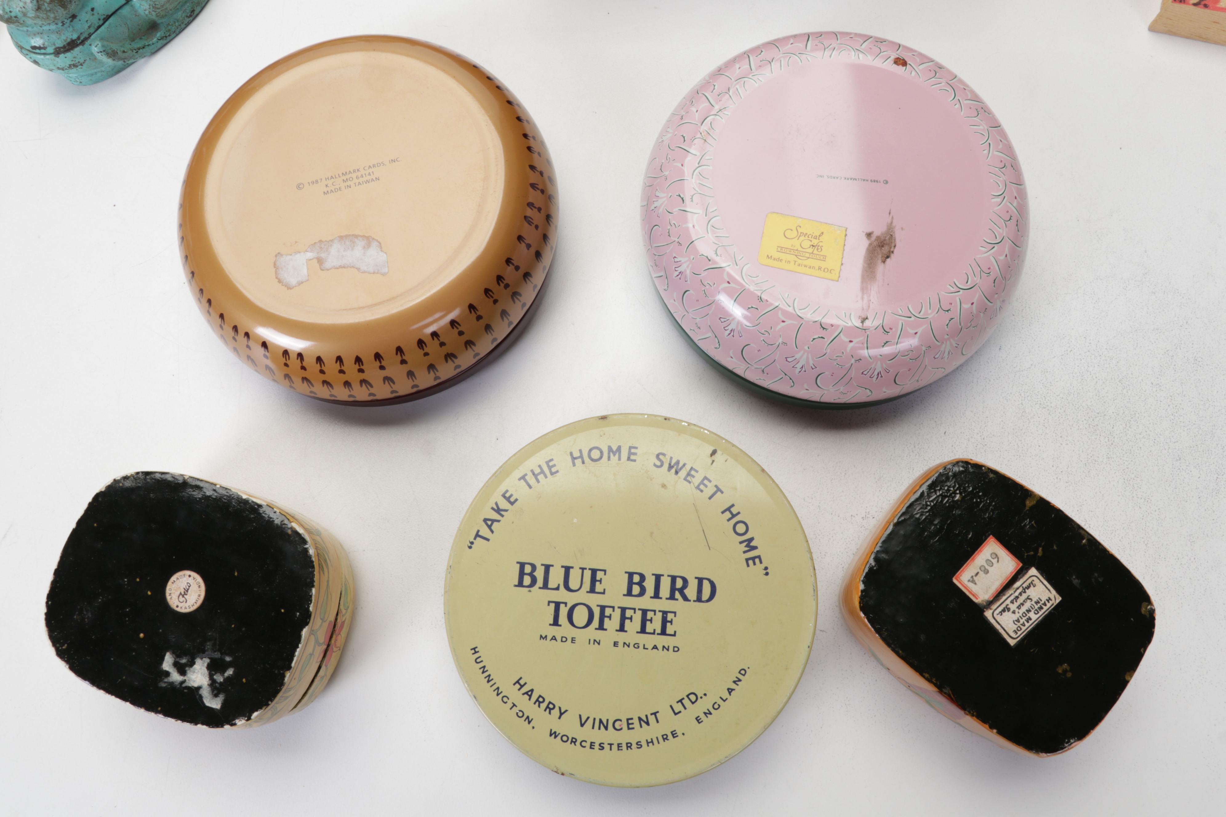 Hand-Painted Wood, Metal, Tin, & More Cat Figurines & Decor Feat. Laurel Burch