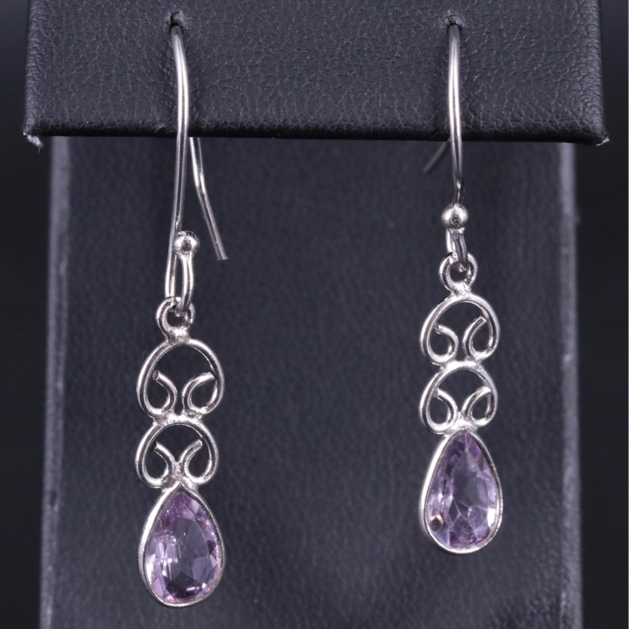 Amethyst Dangle Earrings