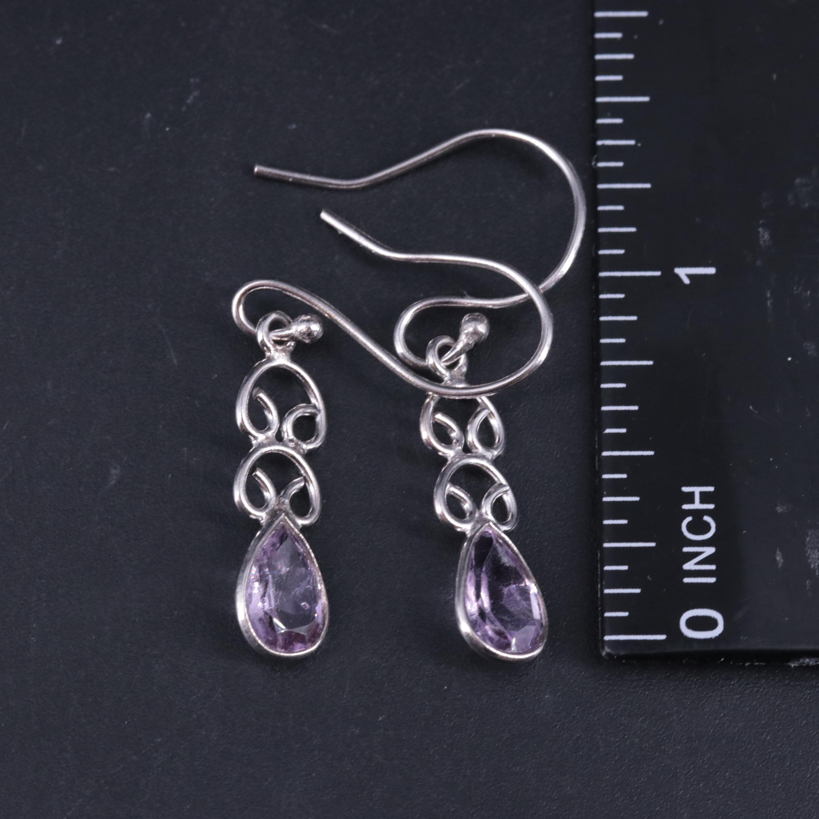 Amethyst Dangle Earrings