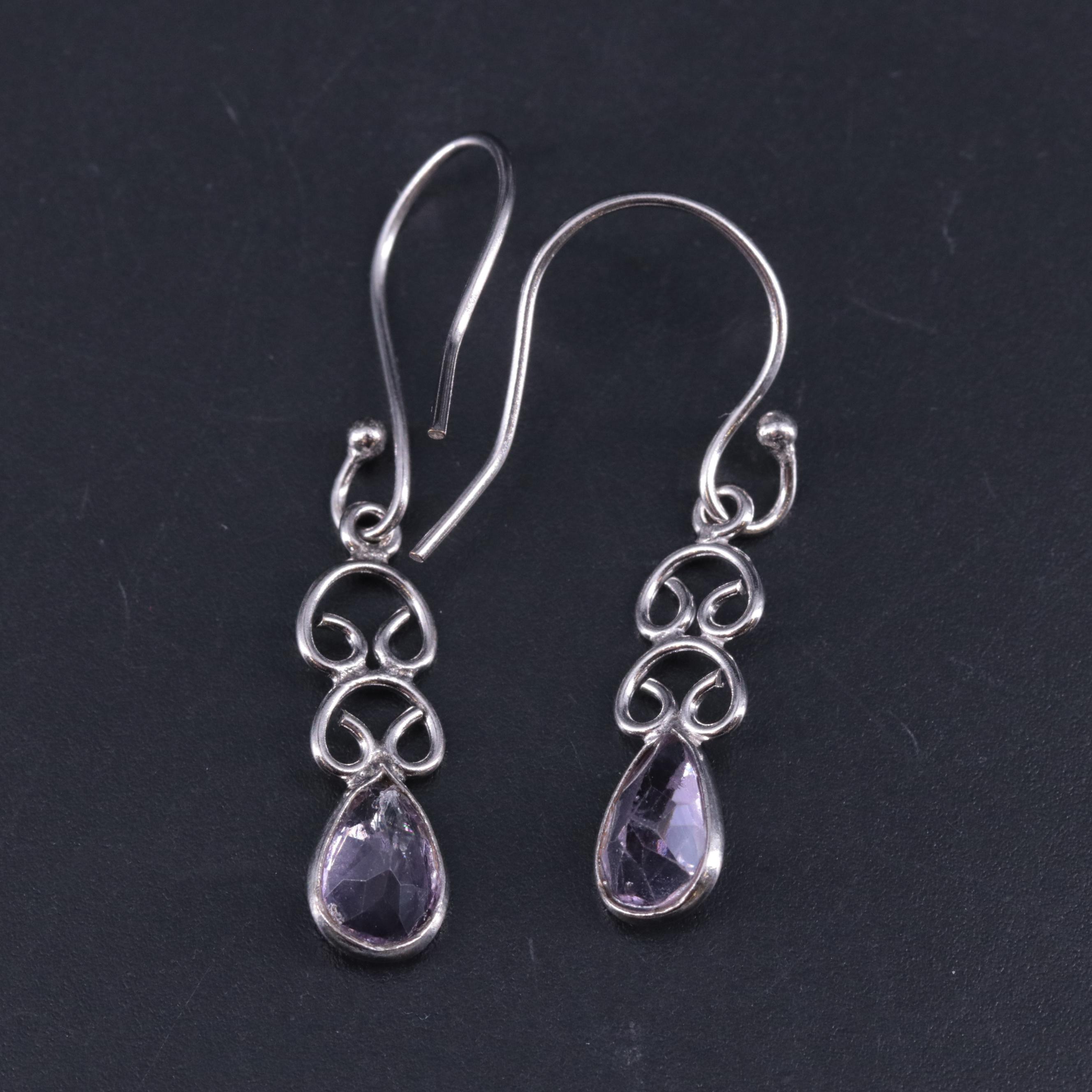 Amethyst Dangle Earrings