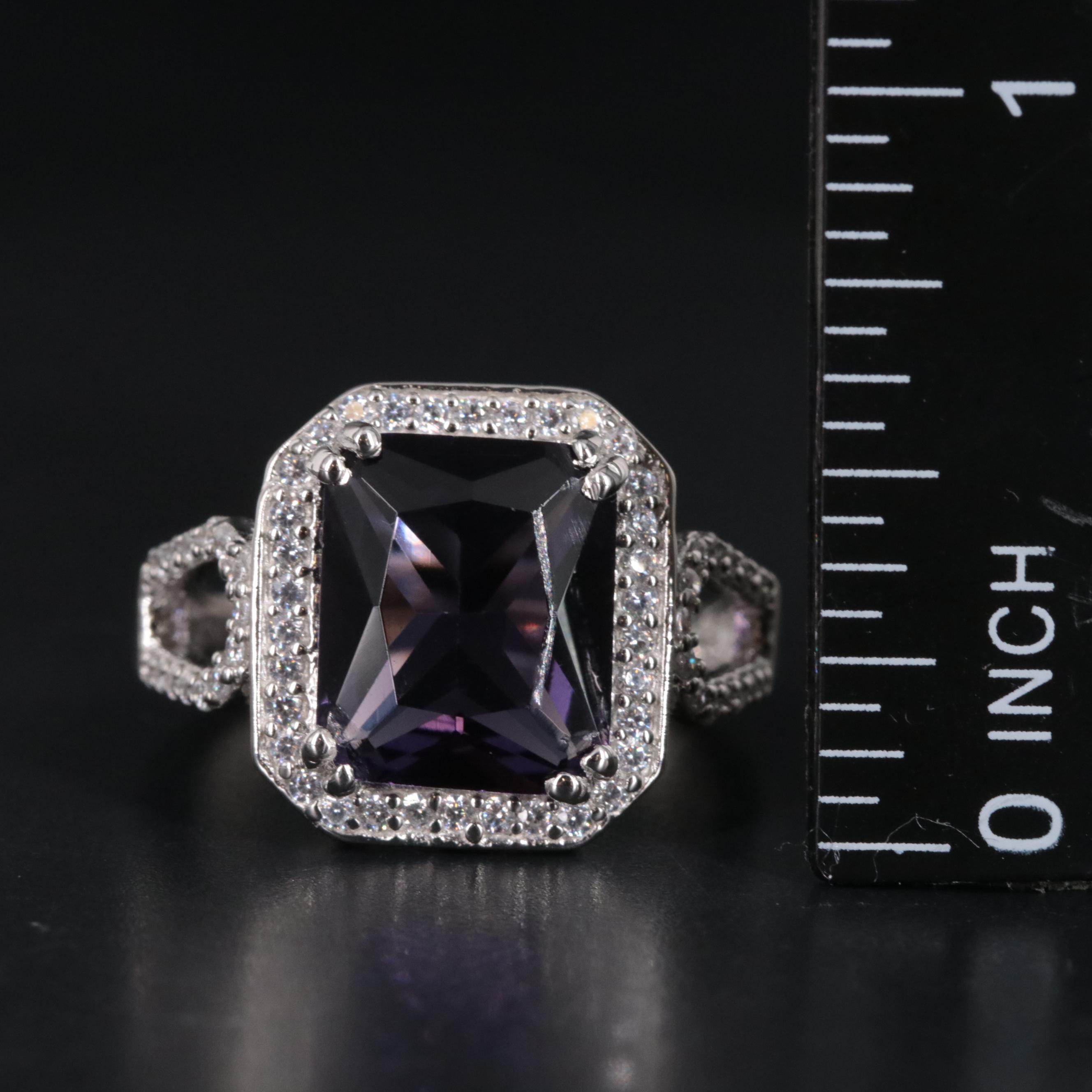 Sterling Silver Amethyst Ring