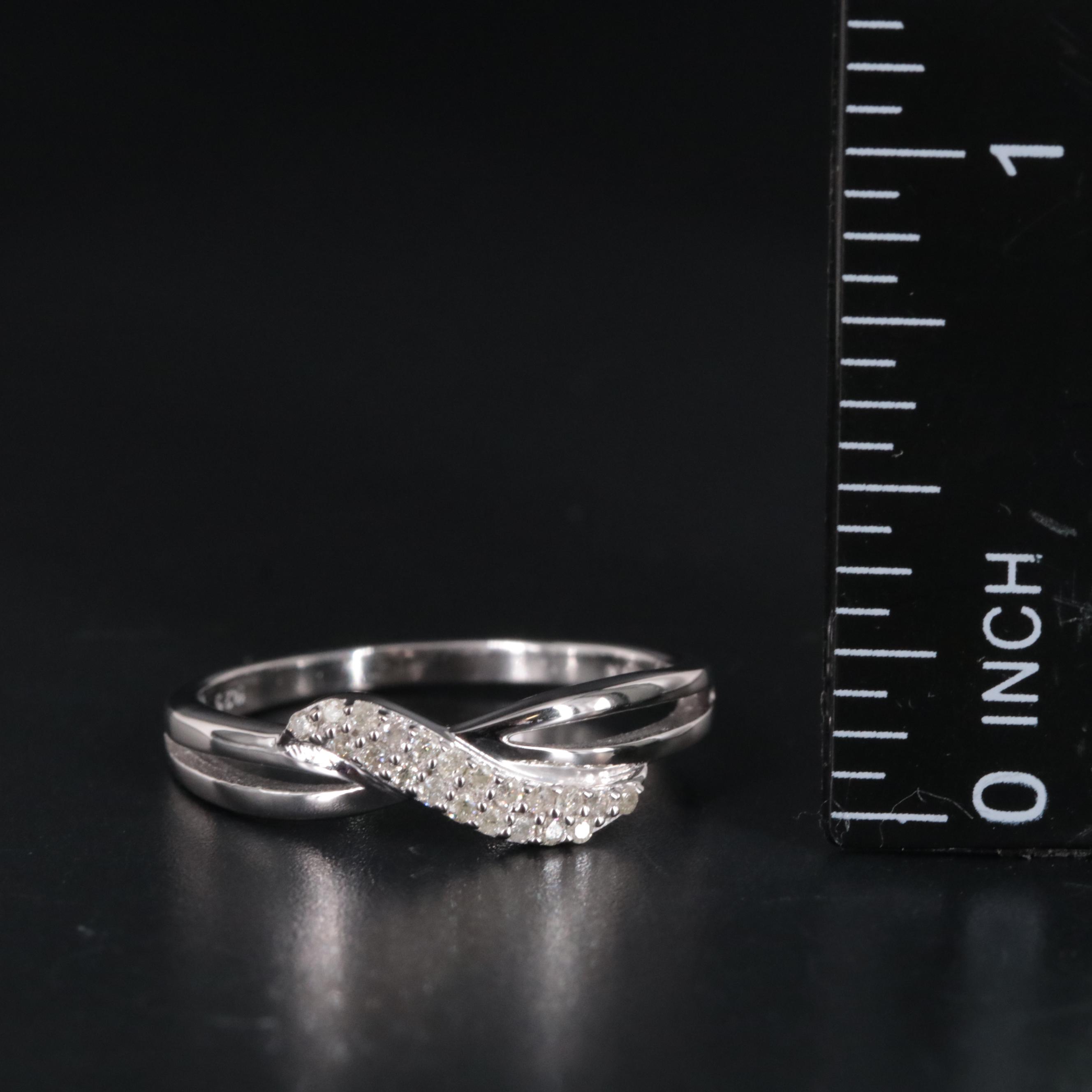 Sterling Diamond Band