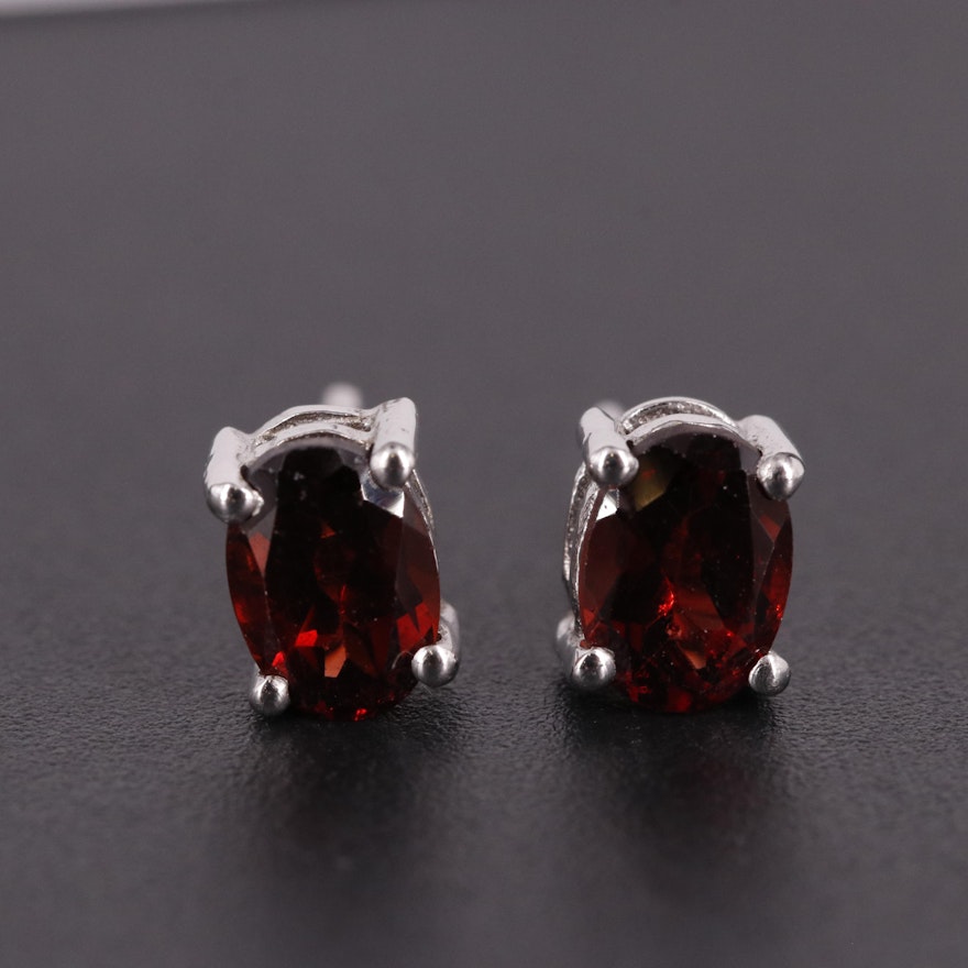 Gemstone Stud Earrings