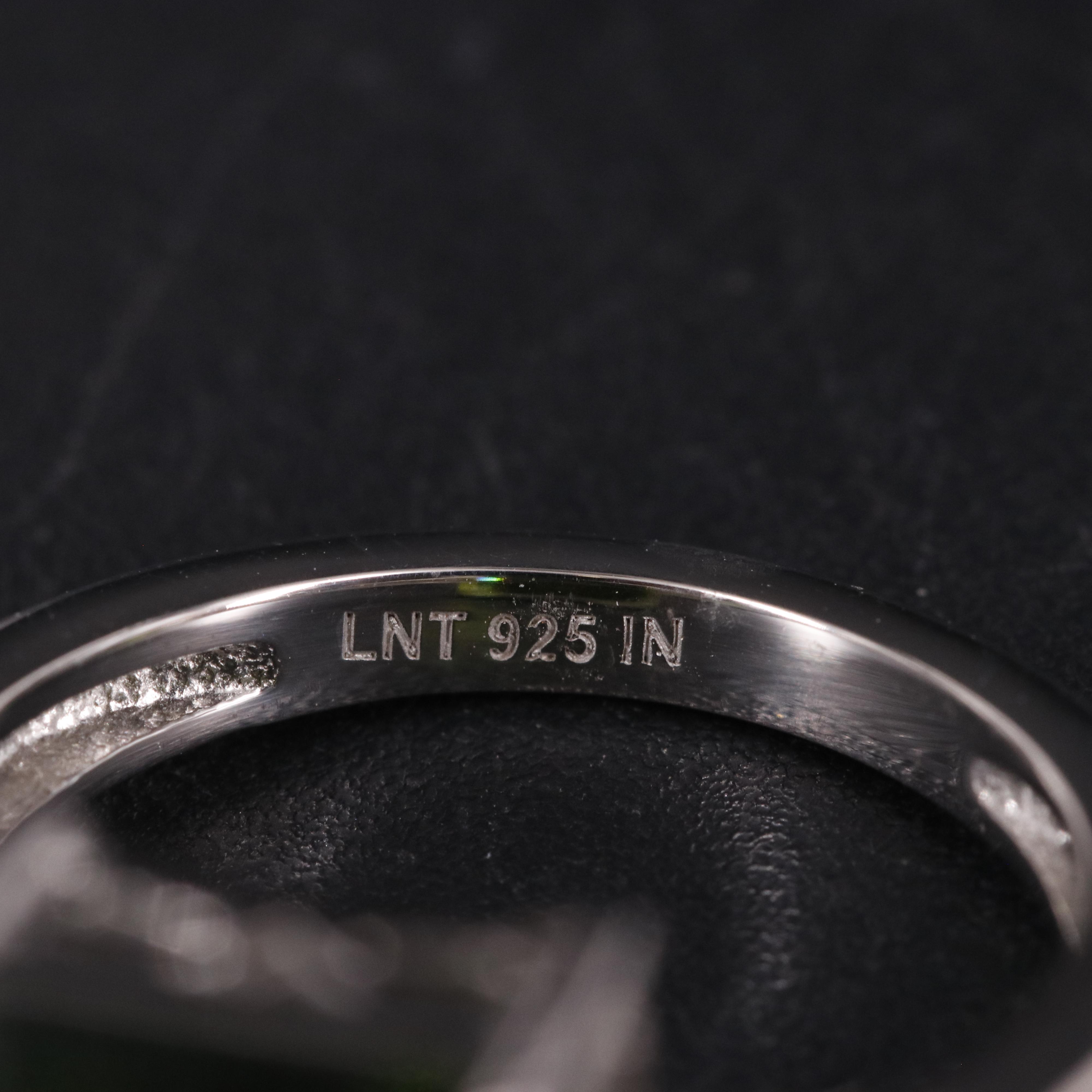 Sterling Silver Peridot Ring