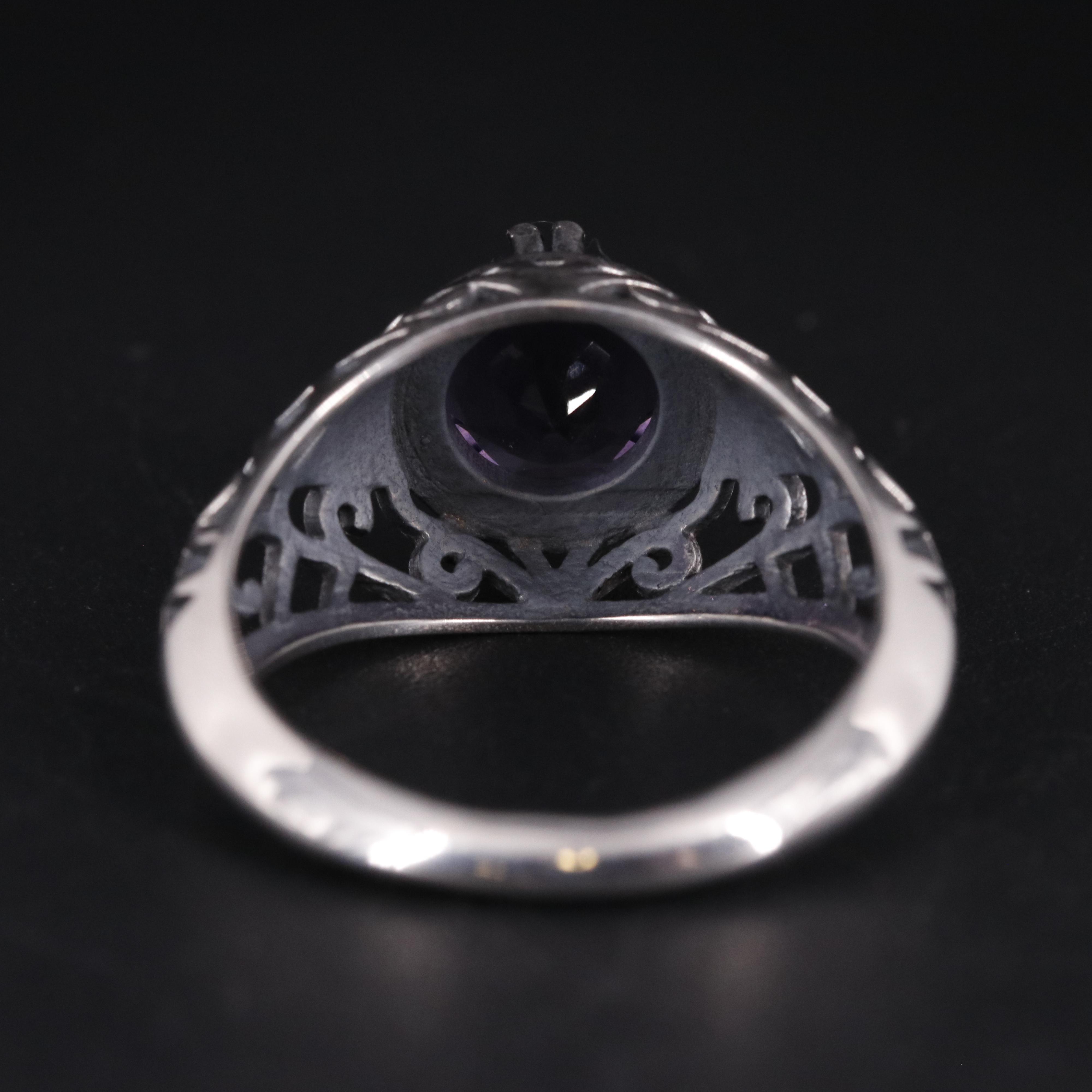 Sterling Silver Amethyst Ring