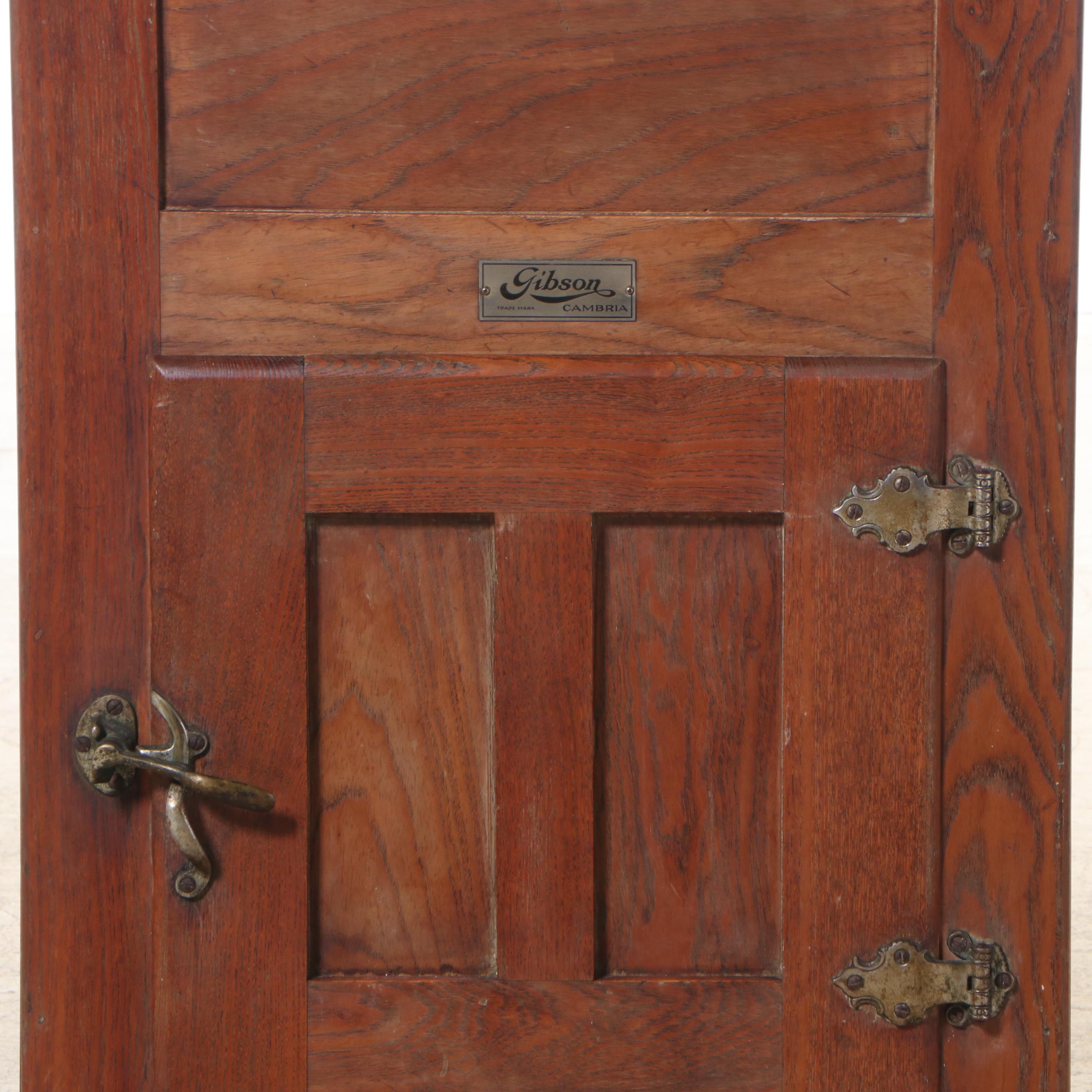 Gibson Cambria Oak Ice Box, Early 20th Century