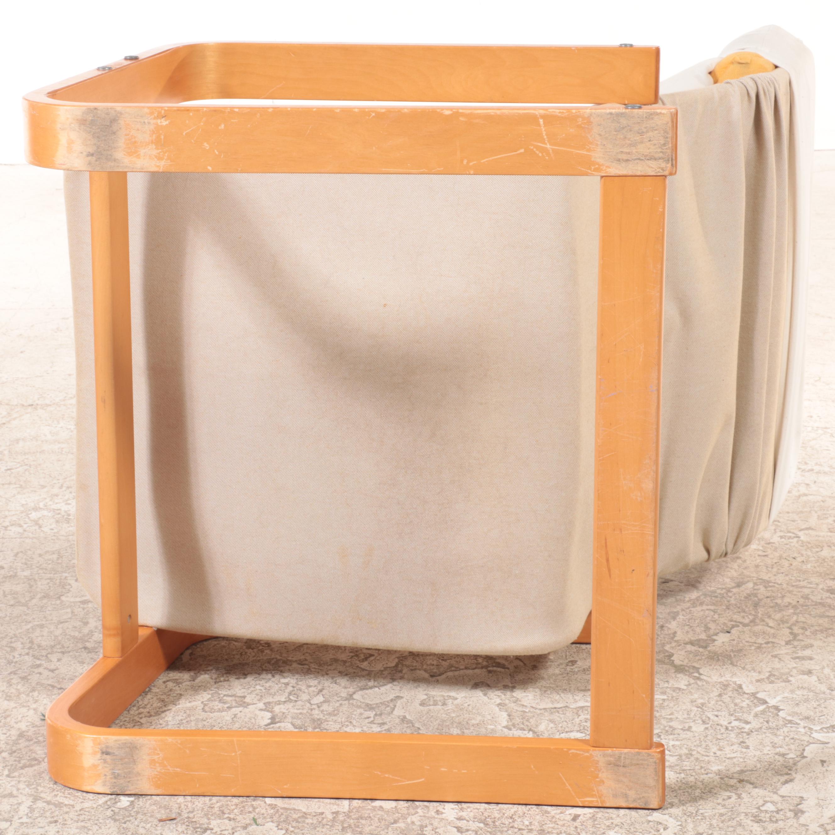 Modernist Style Laminated Wood Cantilevered Rocker