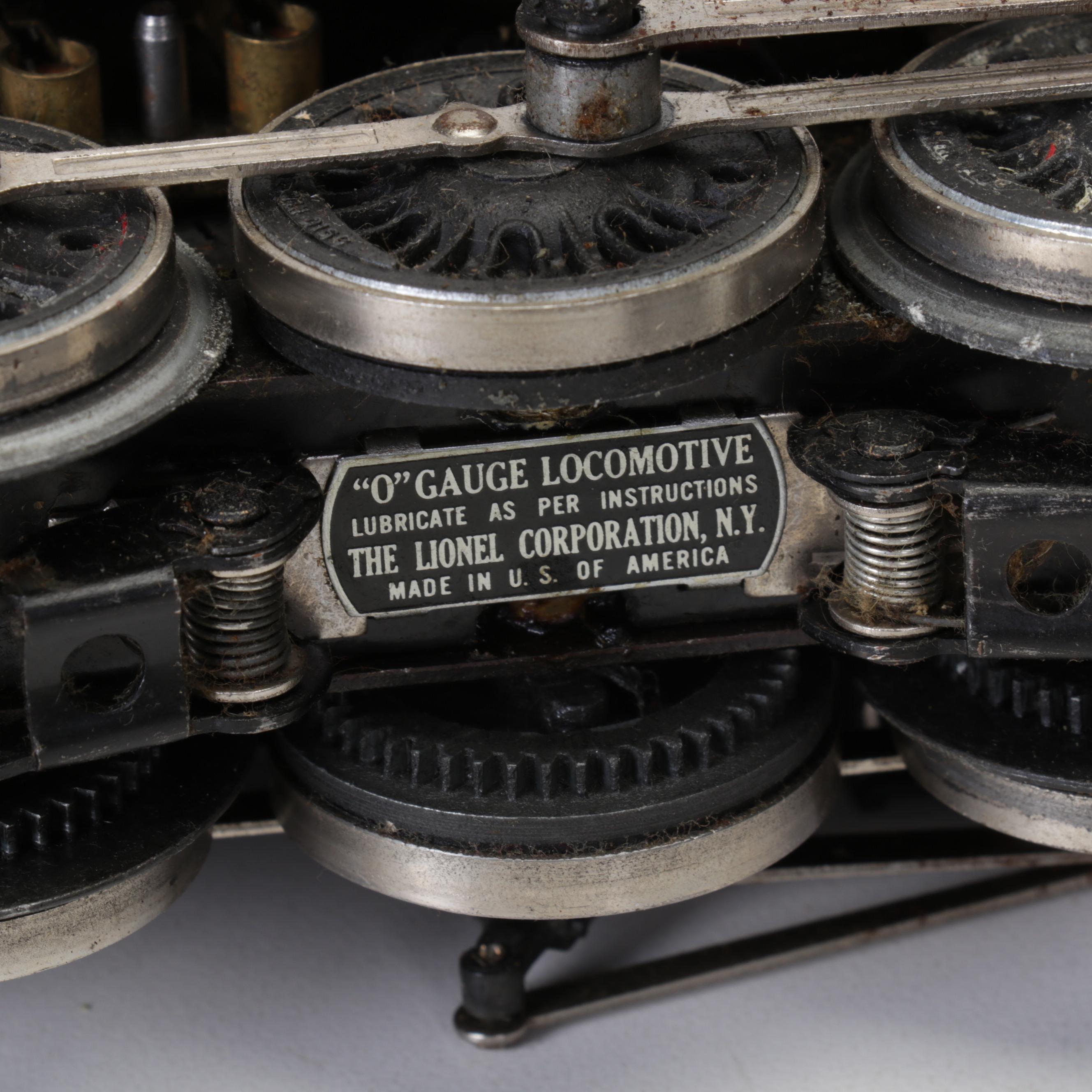 Lionel O Scale Train Set with 2025 Steam Locomotive, Mid to Late 20th Century