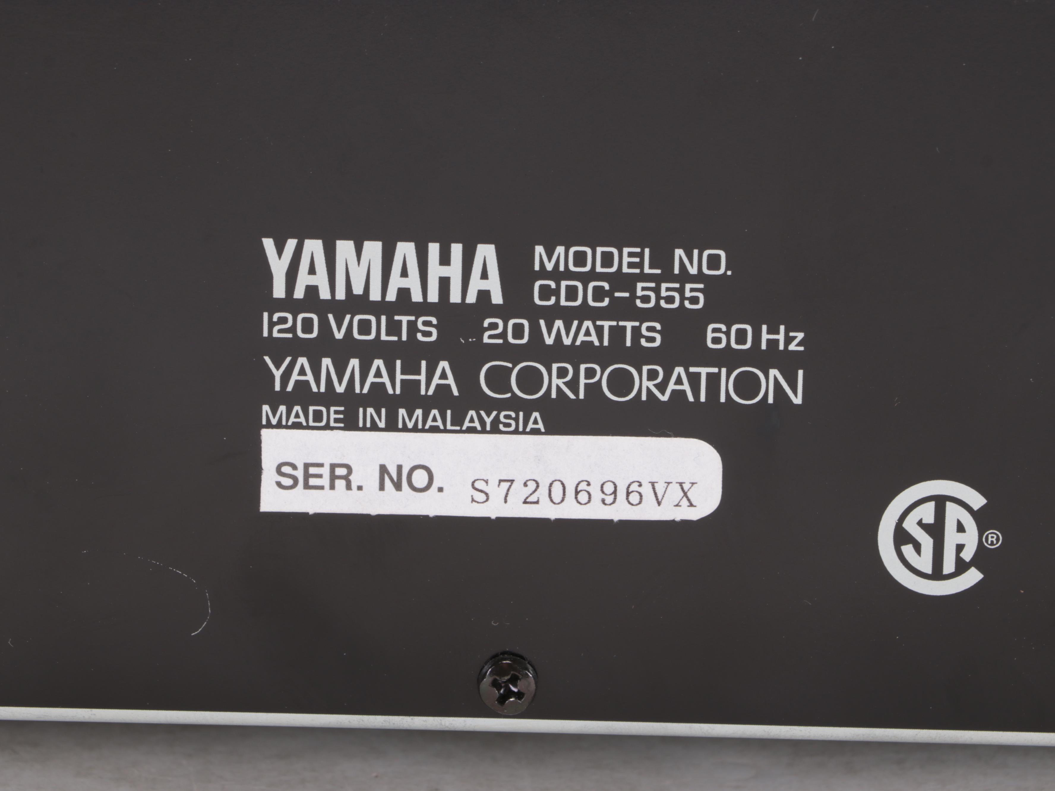 Onkyo A-RV400 Amplifier with Yamaha CD Player and Polk Audio Speakers