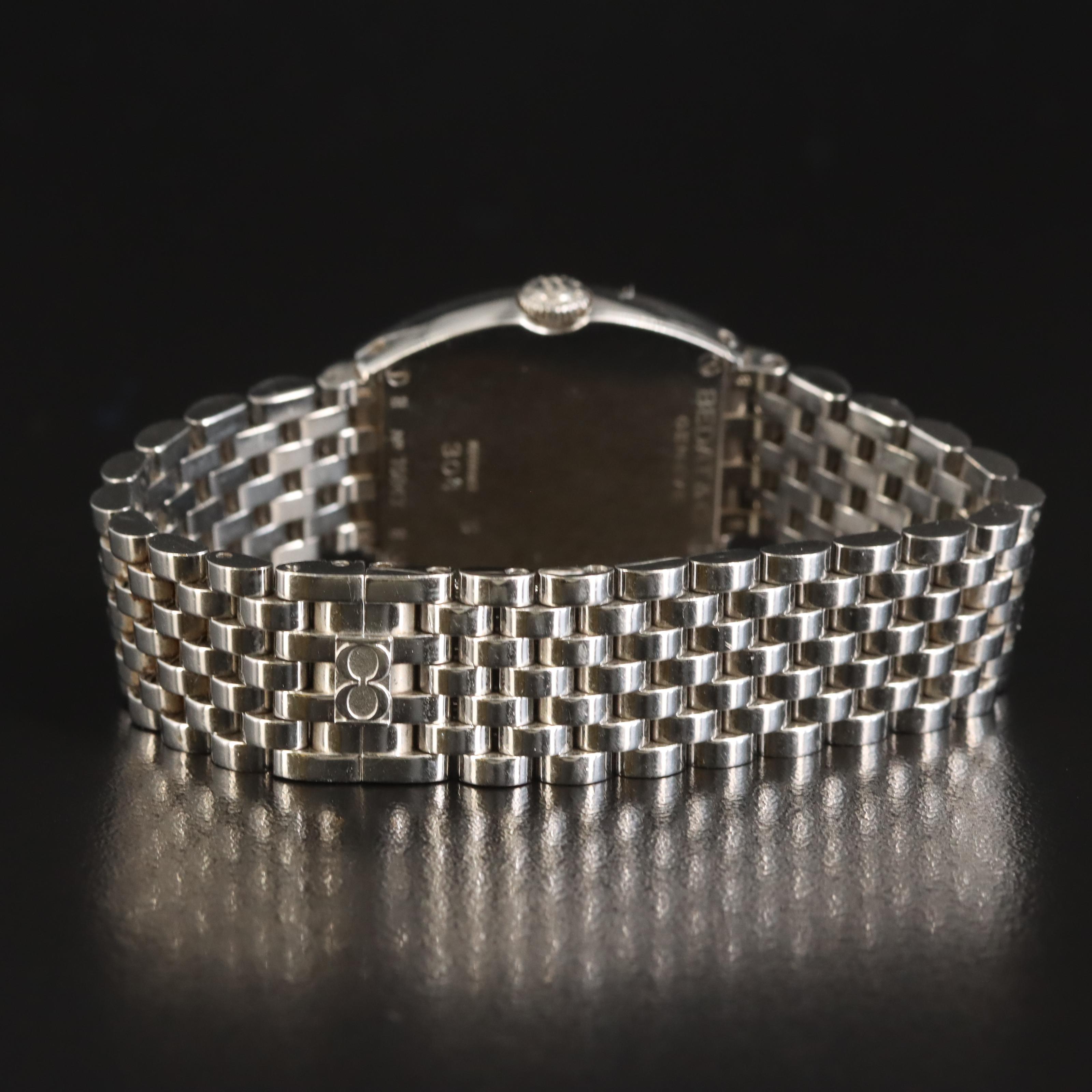 Bedat & Co. No. 3 Diamond Dial Stainless Steel Watch