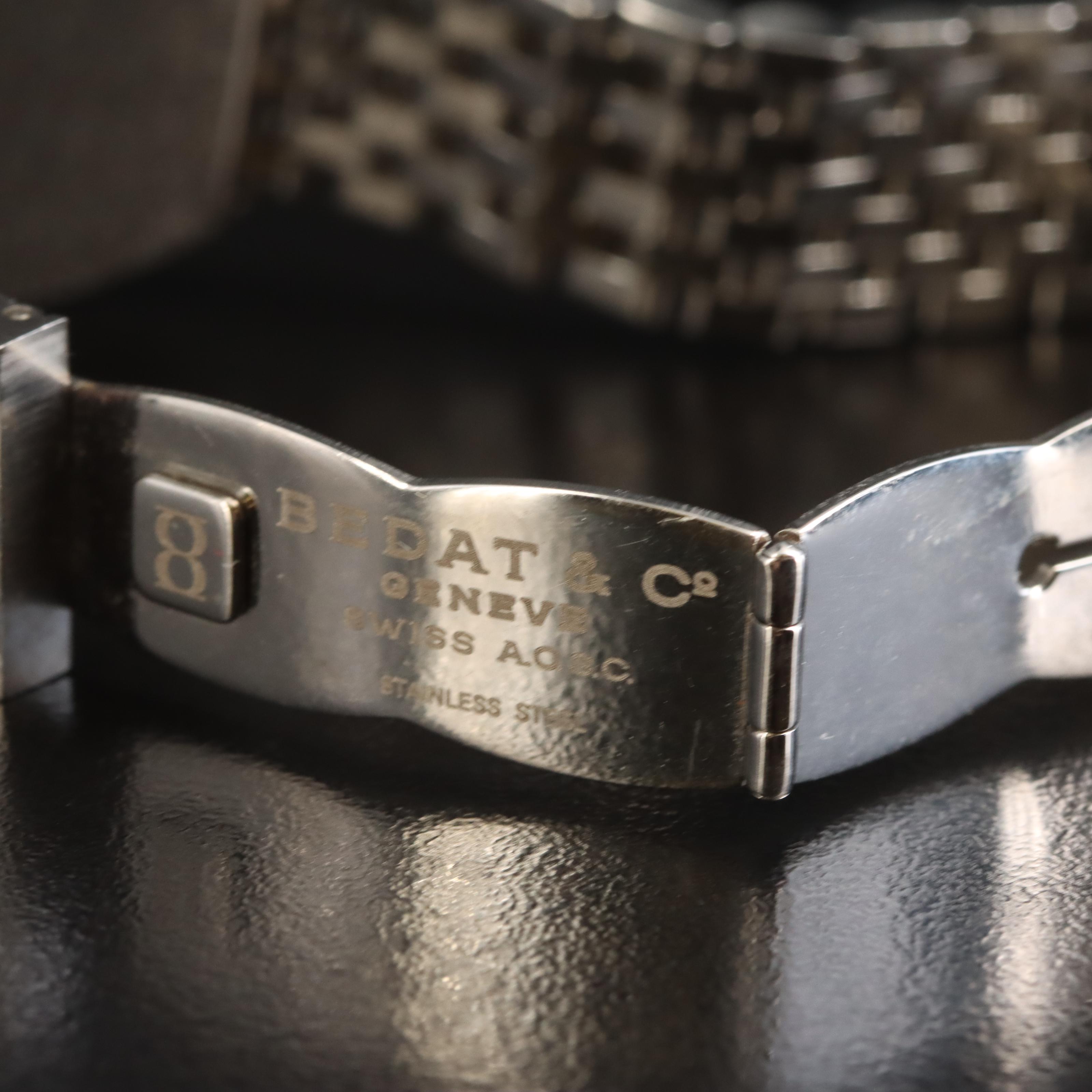 Bedat & Co. No. 3 Diamond Dial Stainless Steel Watch