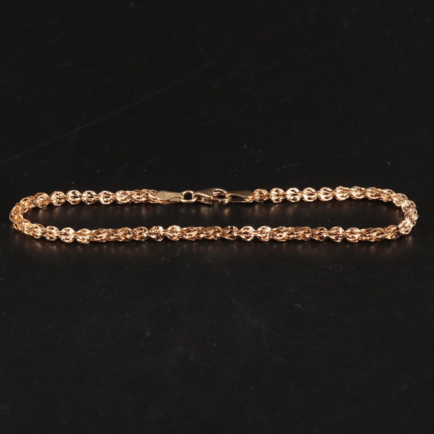 14k Rope Bracelet