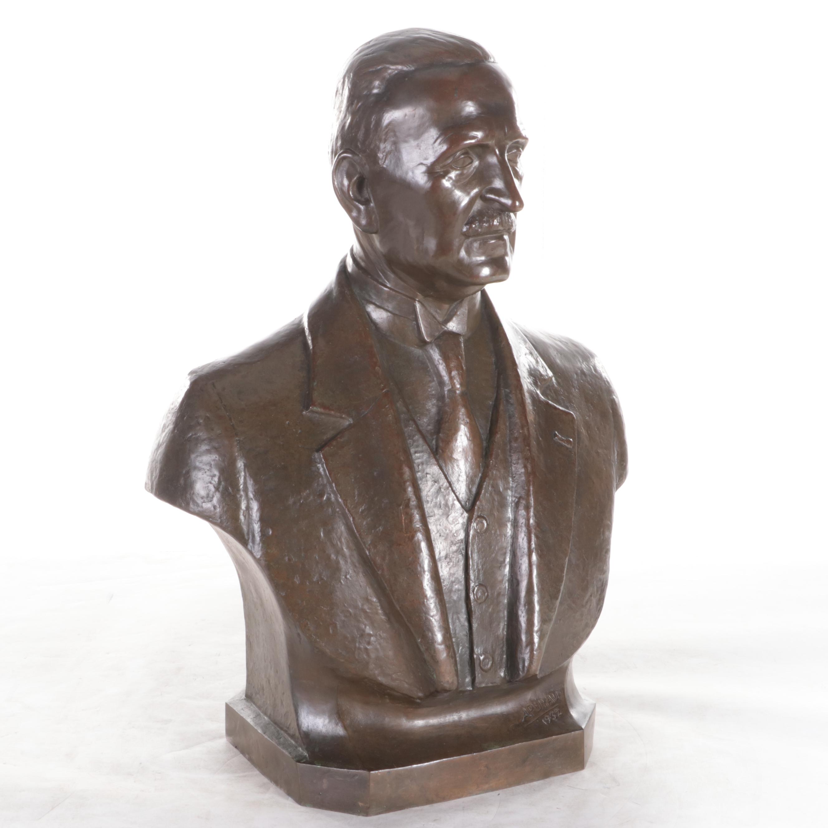 Bronze Bust of a Man, 1932