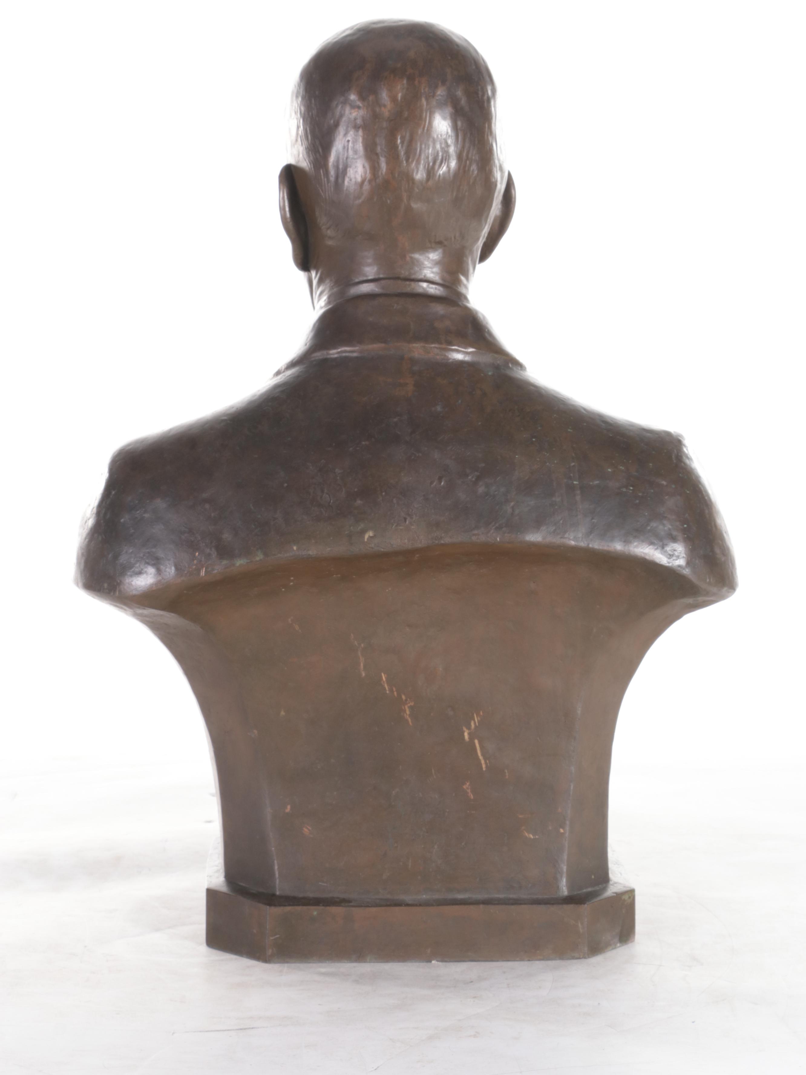 Bronze Bust of a Man, 1932