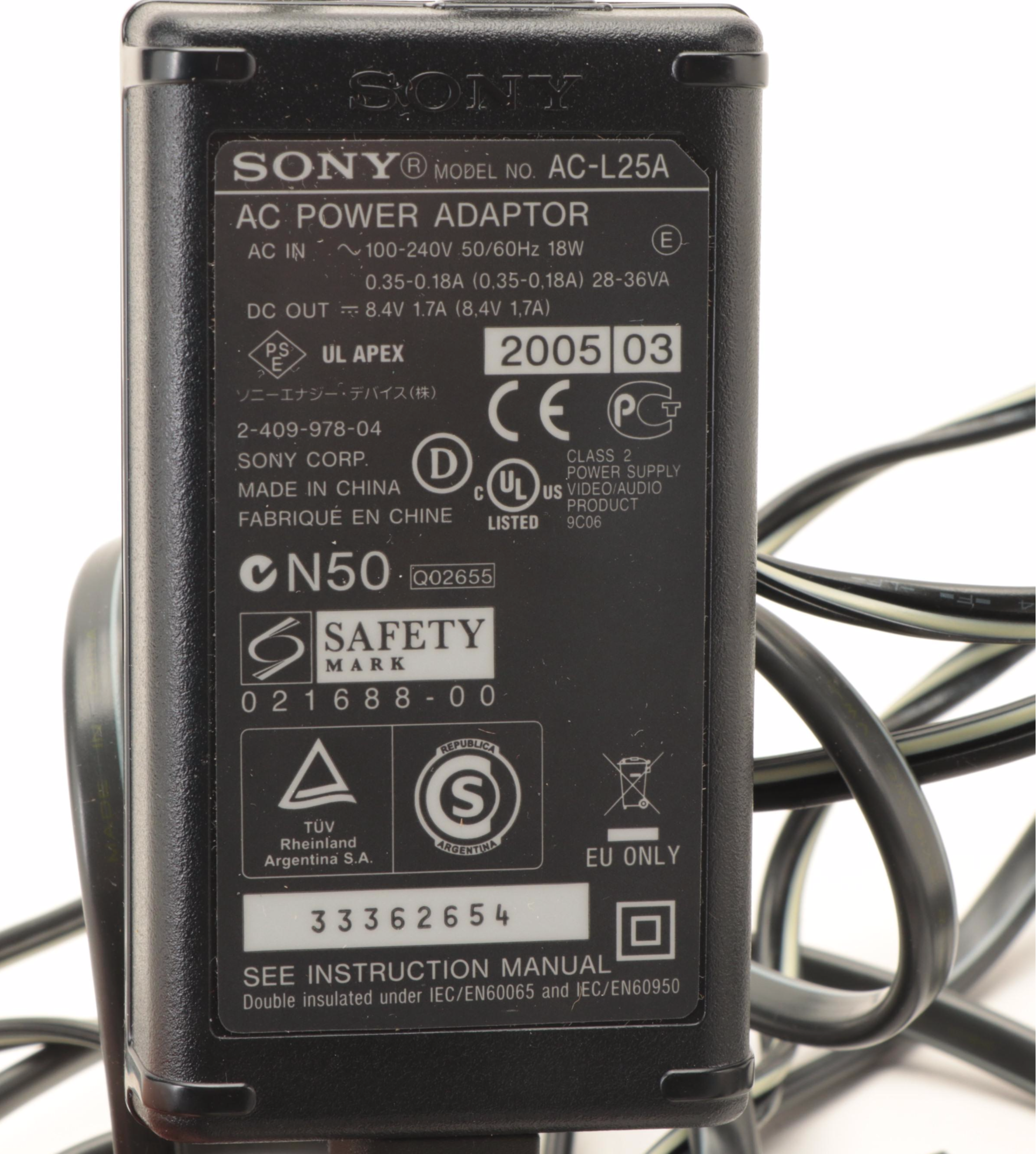 JVC VHS Camcorder with Sony Handycam Digital Camcorder