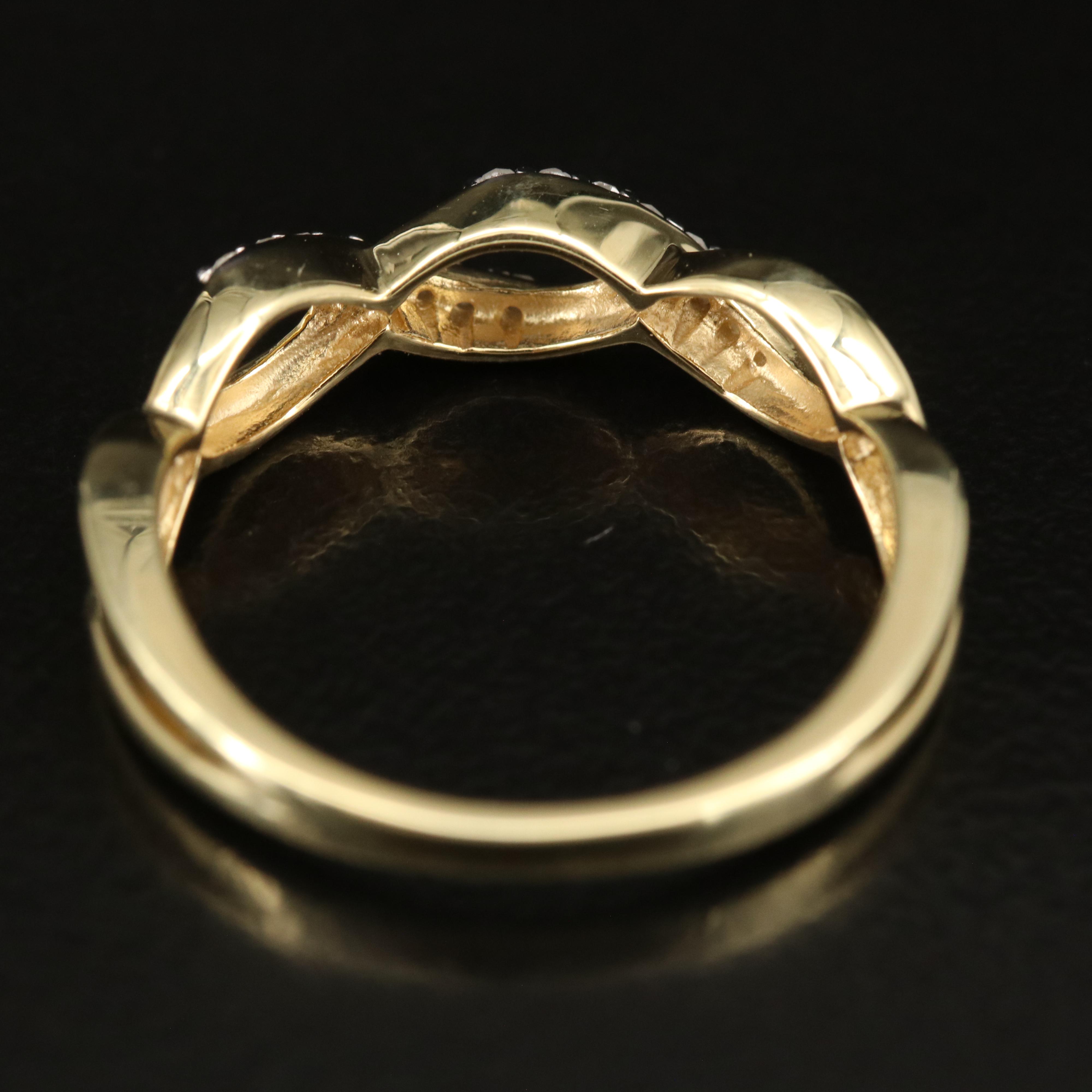 Sterling Diamond Infinity Band