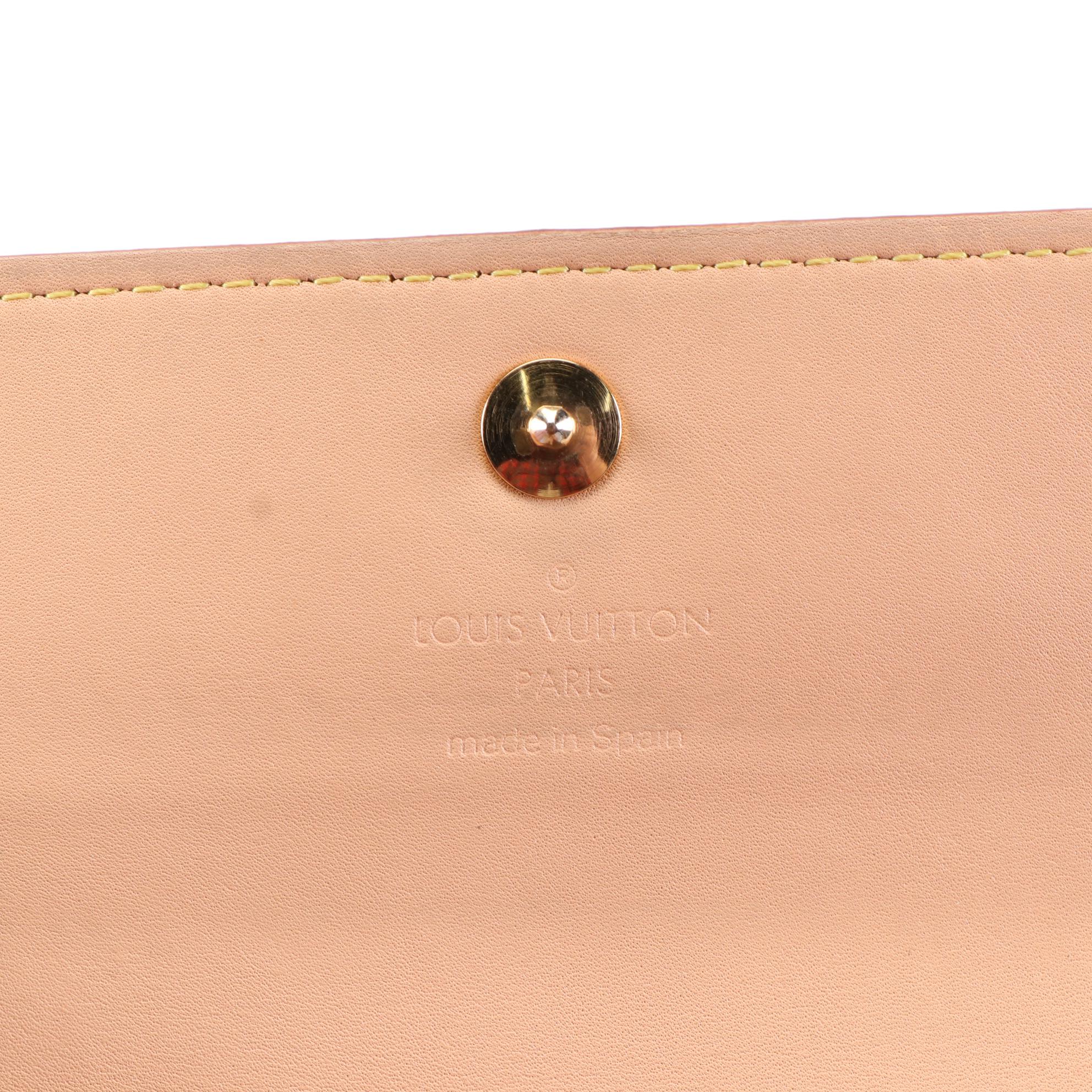 Louis Vuitton Alexandra Wallet in White Monogram Multicolore Canvas