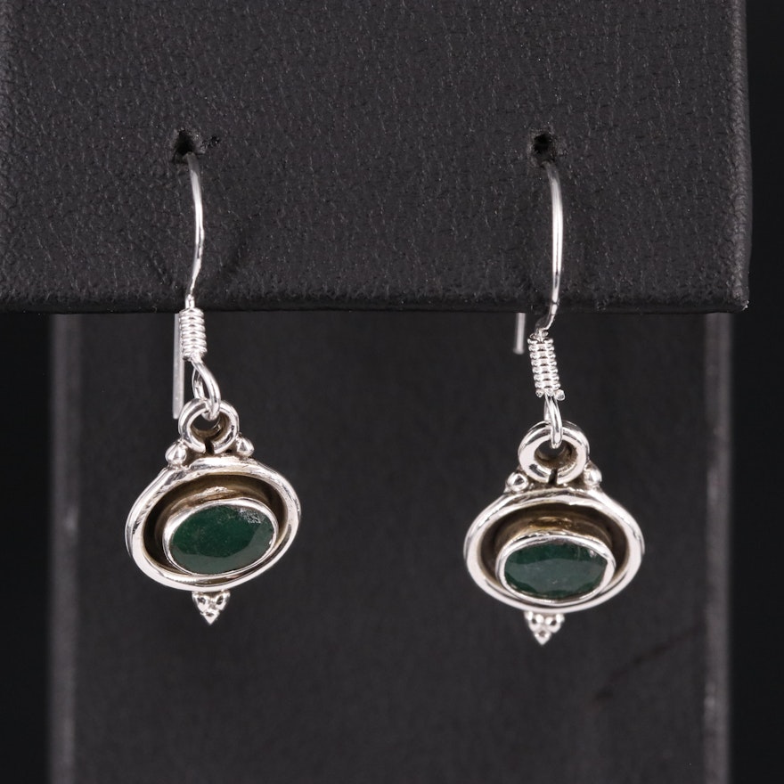 Emerald Drop Earrings